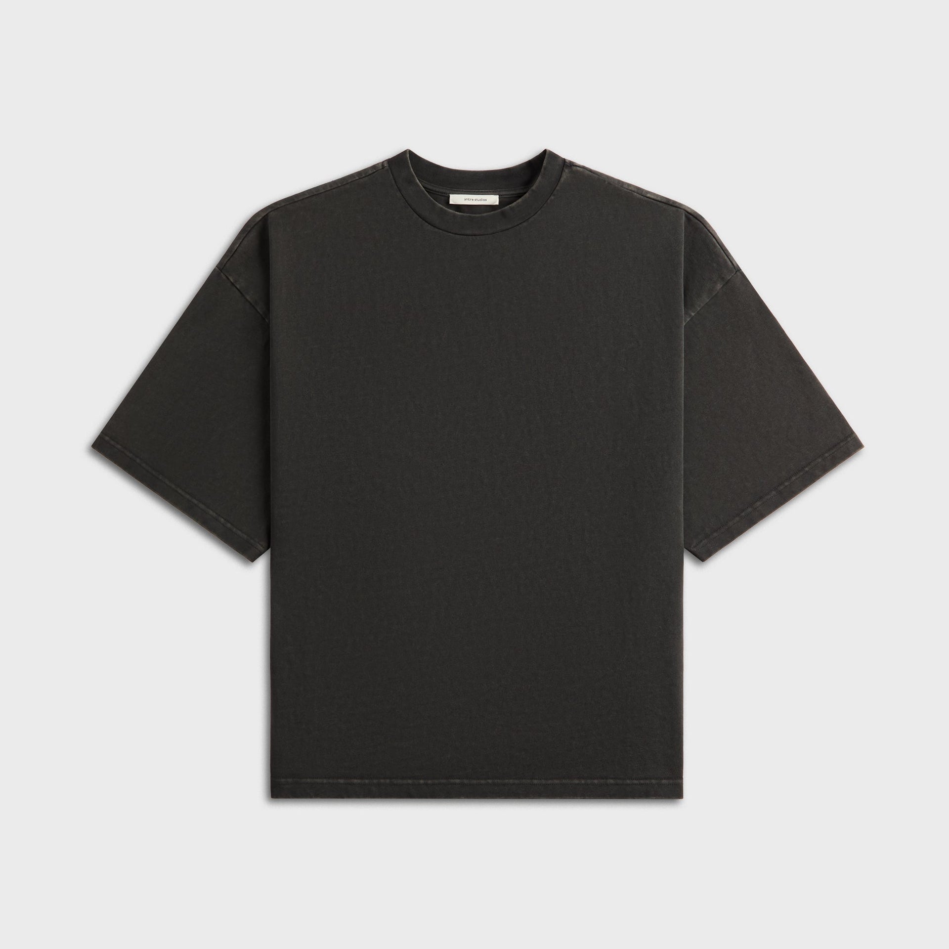 Entire Studios Heavy Boxy Tee - Washed Black
