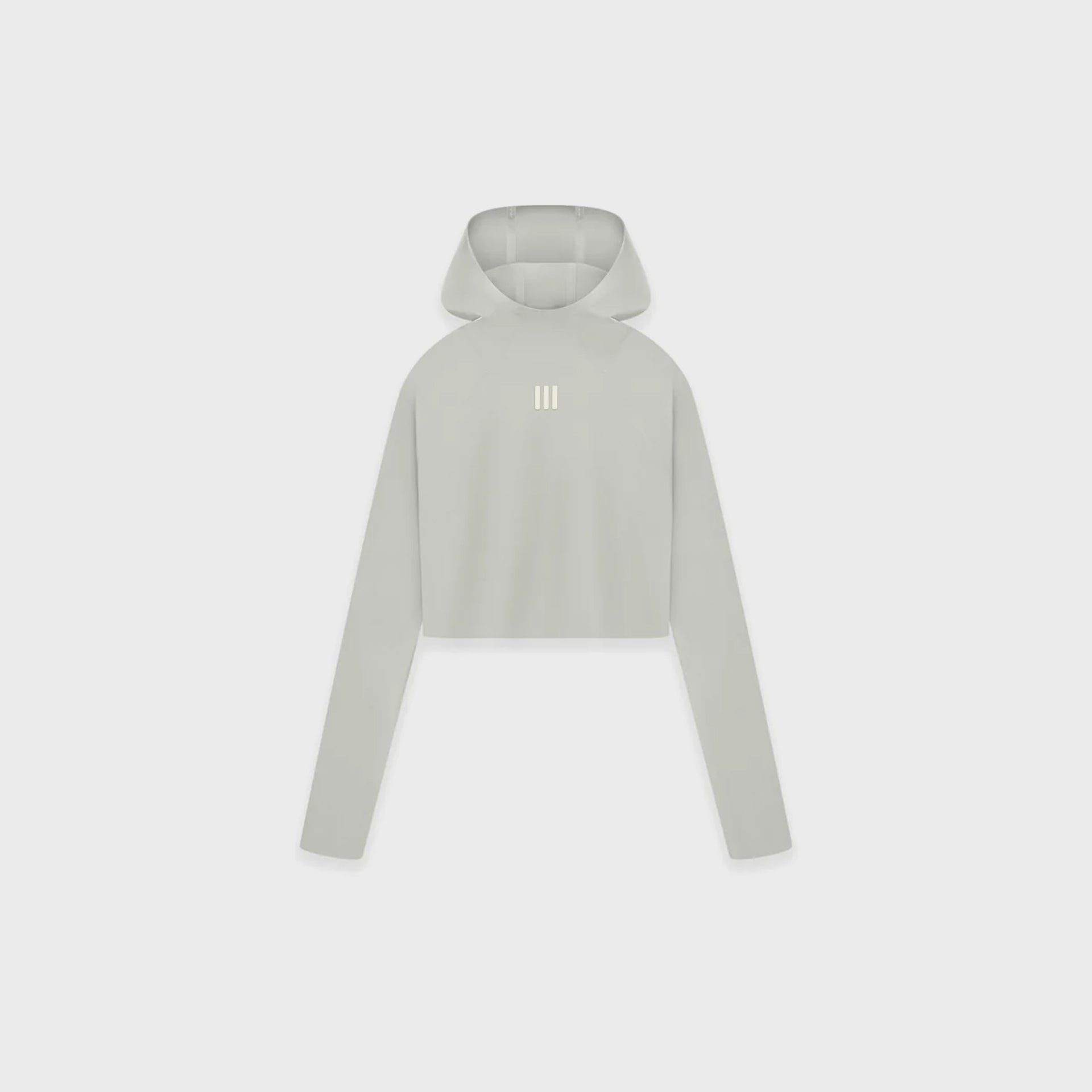 Adidas x Fear of God Athletics Base Layers Crop Hoodie - Grey