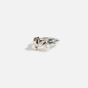 Faris Menage Ring With Topaz and Citrine - Silver