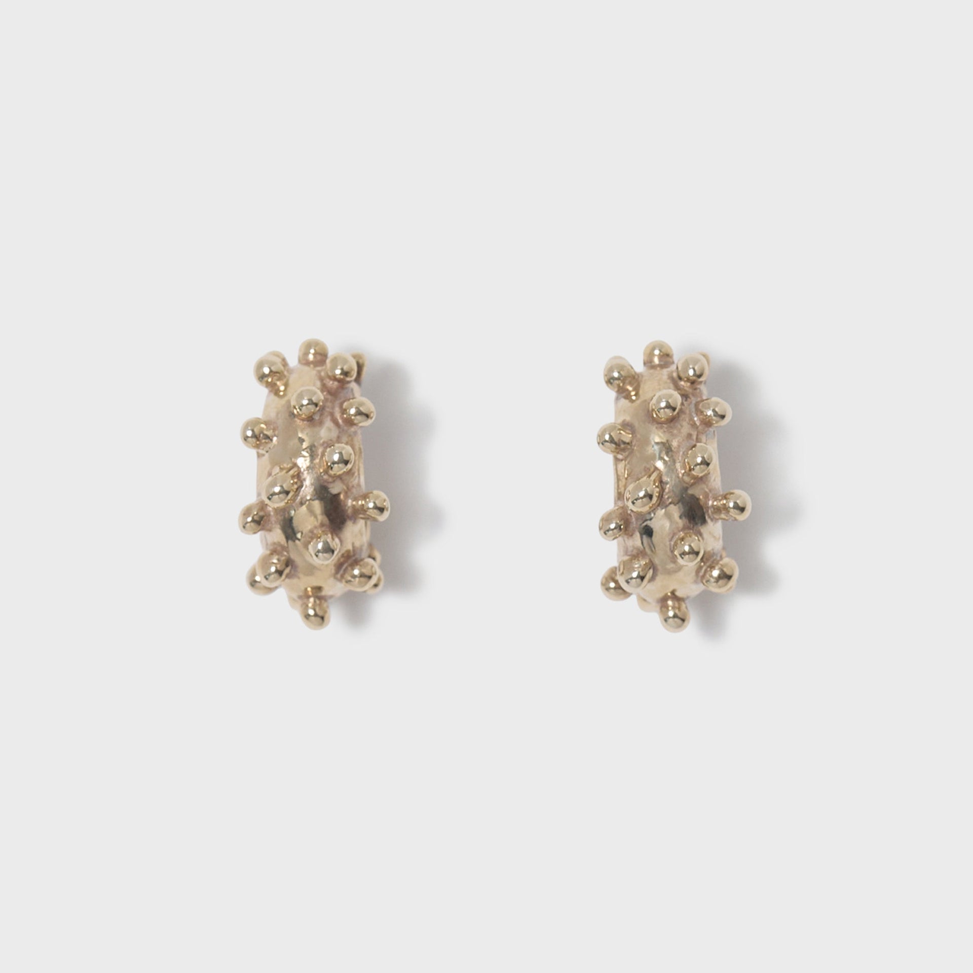 Faris Dotto Hoops - Gold Plated Bronze