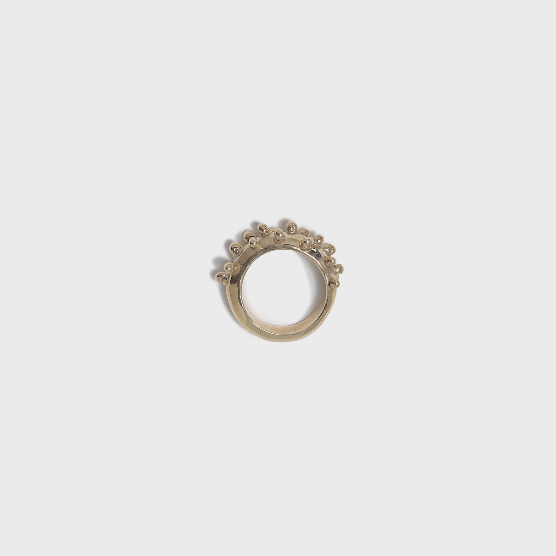 Faris Dotto Ring - Gold Plated Bronze