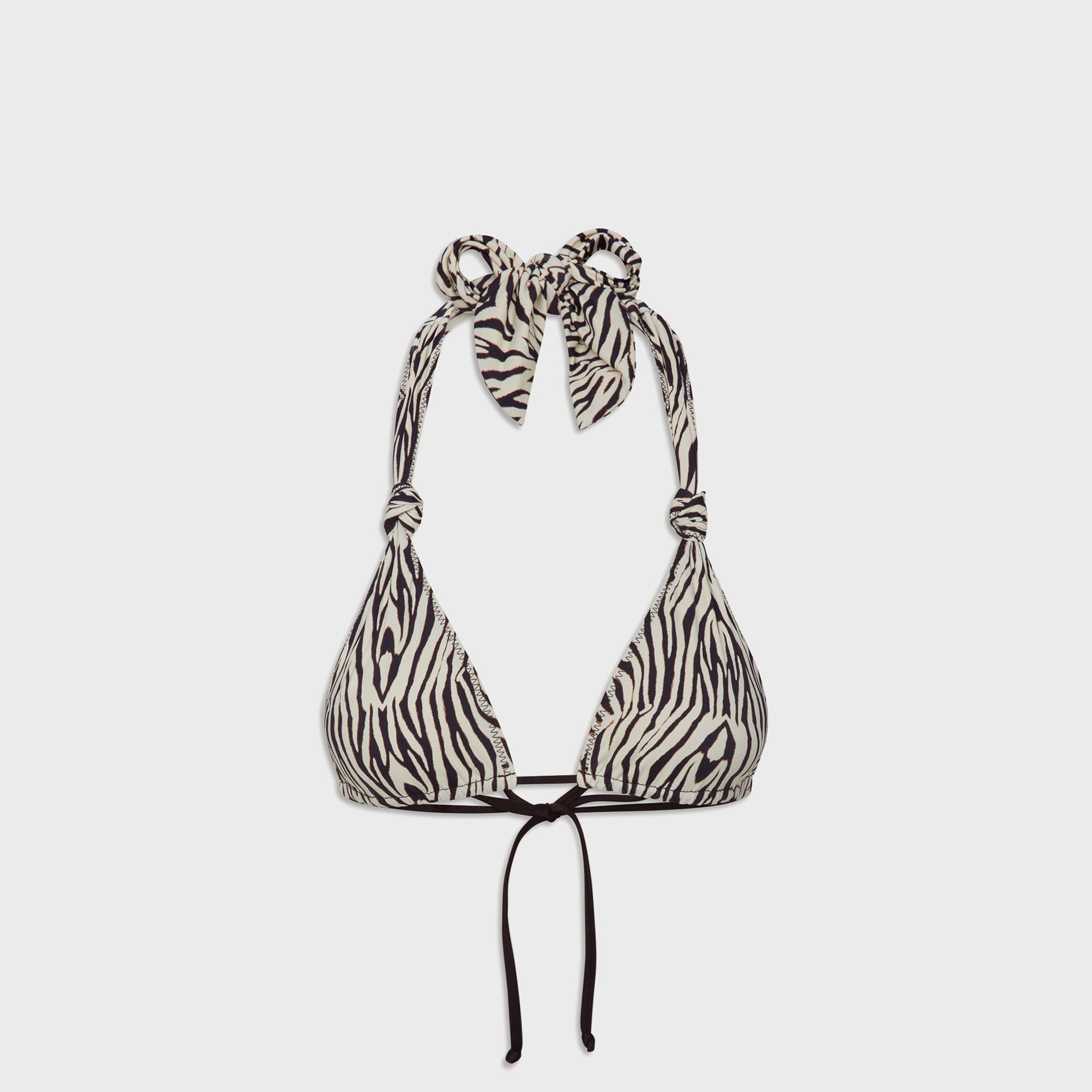 Frankies Bikinis Kealy Top - Zebra Print