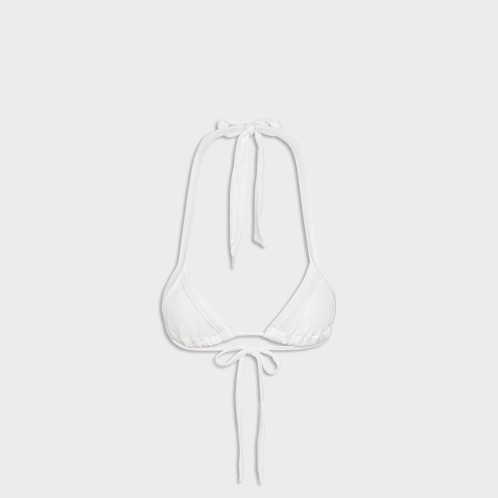 Frankies Bikinis x Paige Lorenze Taite Ribbed Bikini Top - Marry Me