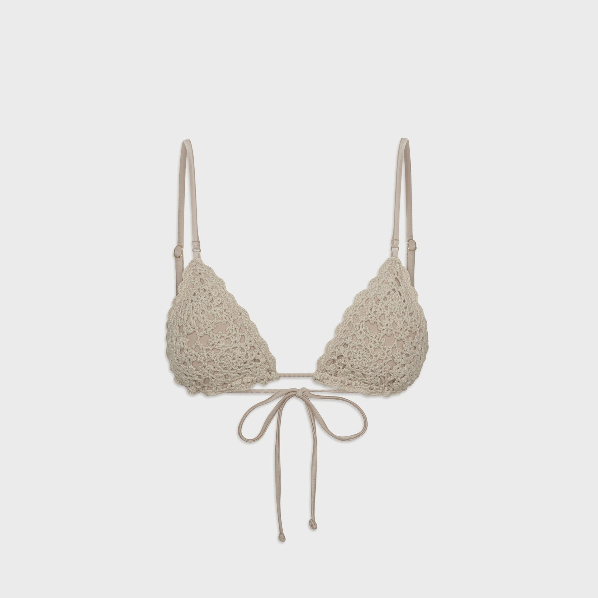 Frankies Bikinis Elena Crochet Top - Birthday Suit