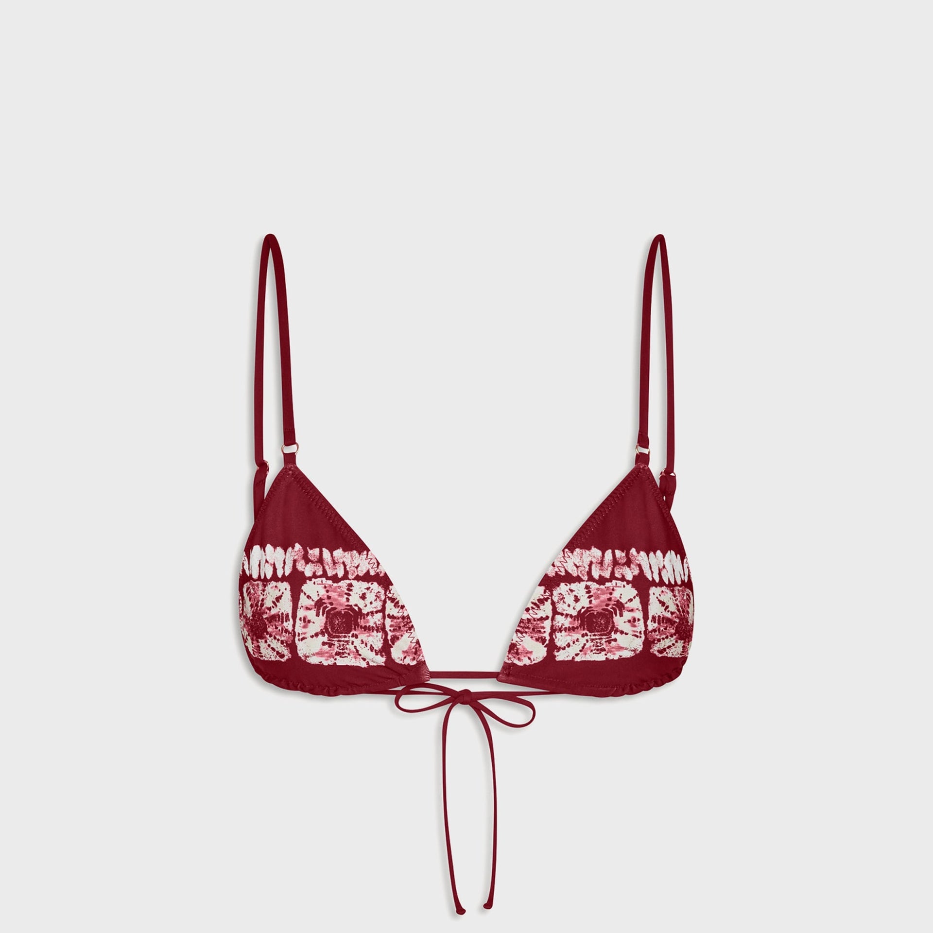Frankies Bikinis Elena Micro Triangle Bikini Top - Postcard from Paradise