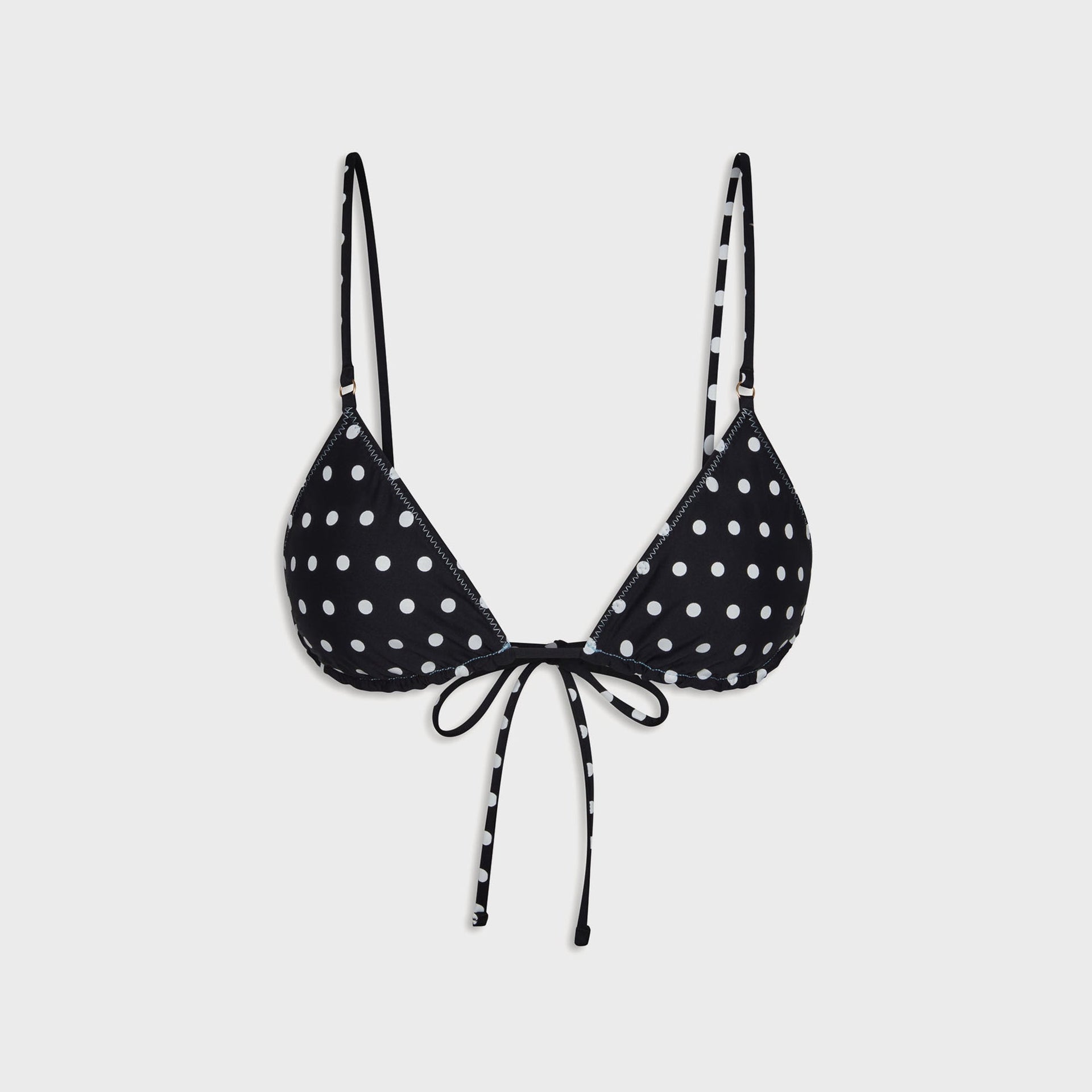Frankies Bikinis Reversible Elena Seersucker Top - Frost
