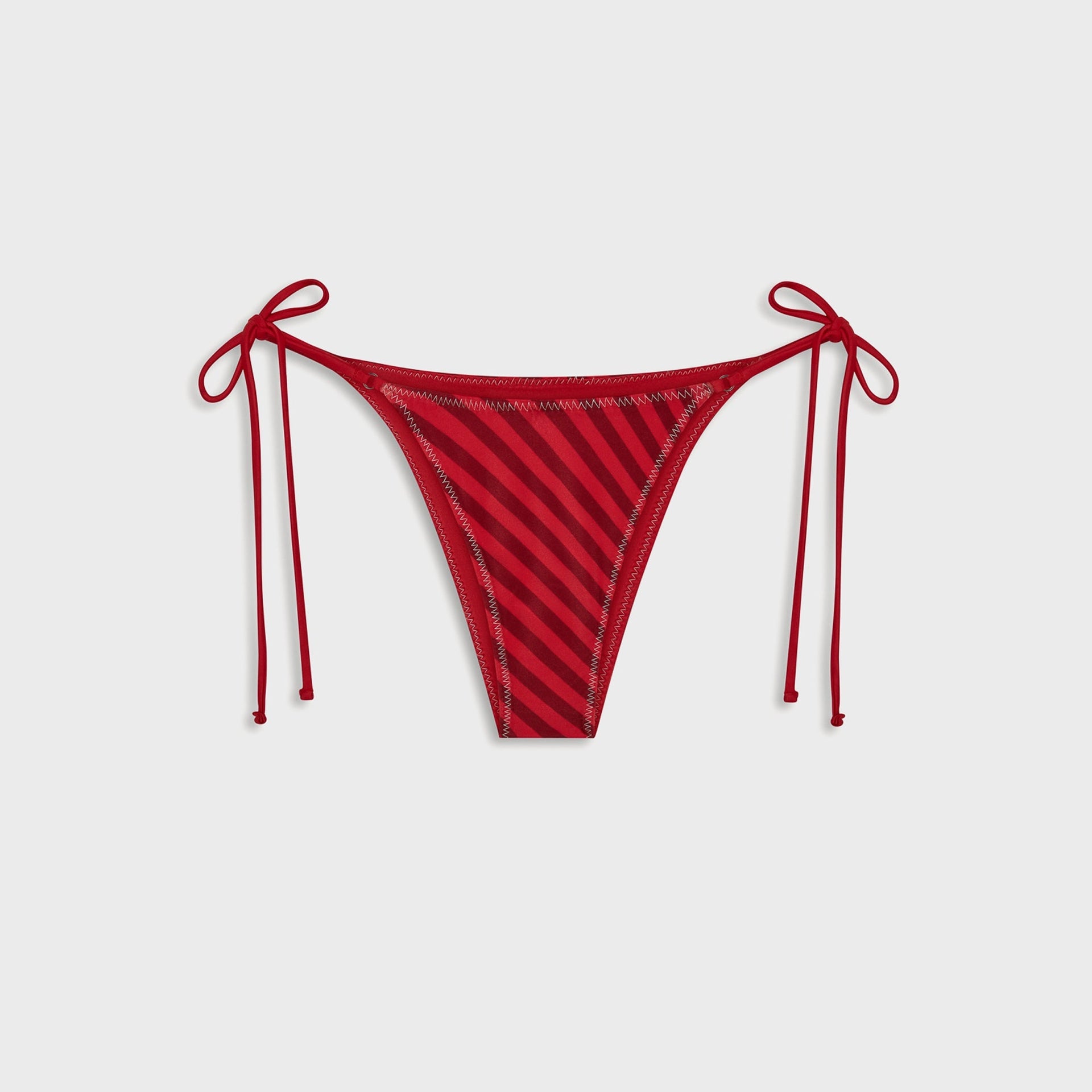Frankies Bikinis x Jennie Mackenzie Satin Bottom - Spring Stripe