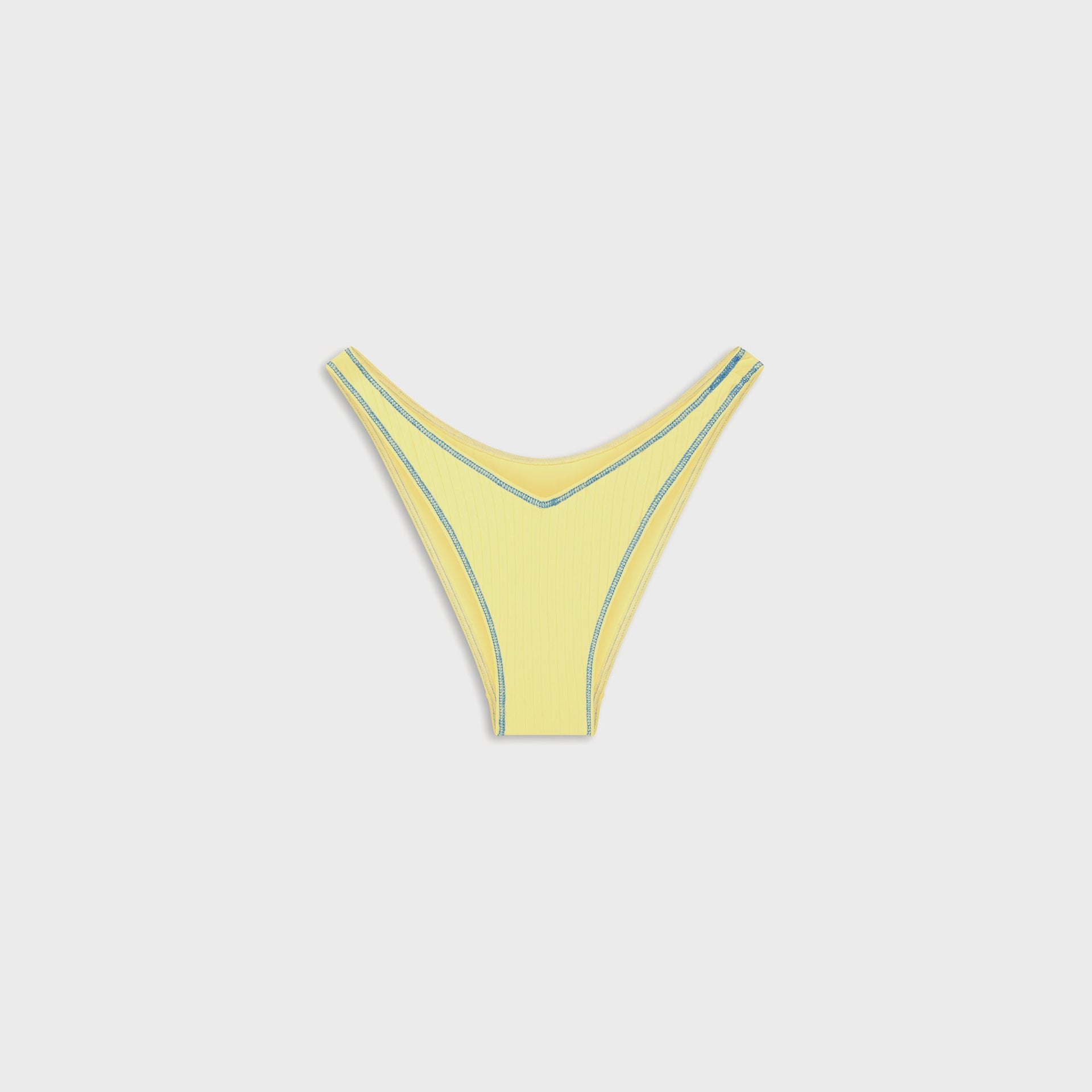 Frankies Bikinis Harper Ribbed Bottom in Honeycomb