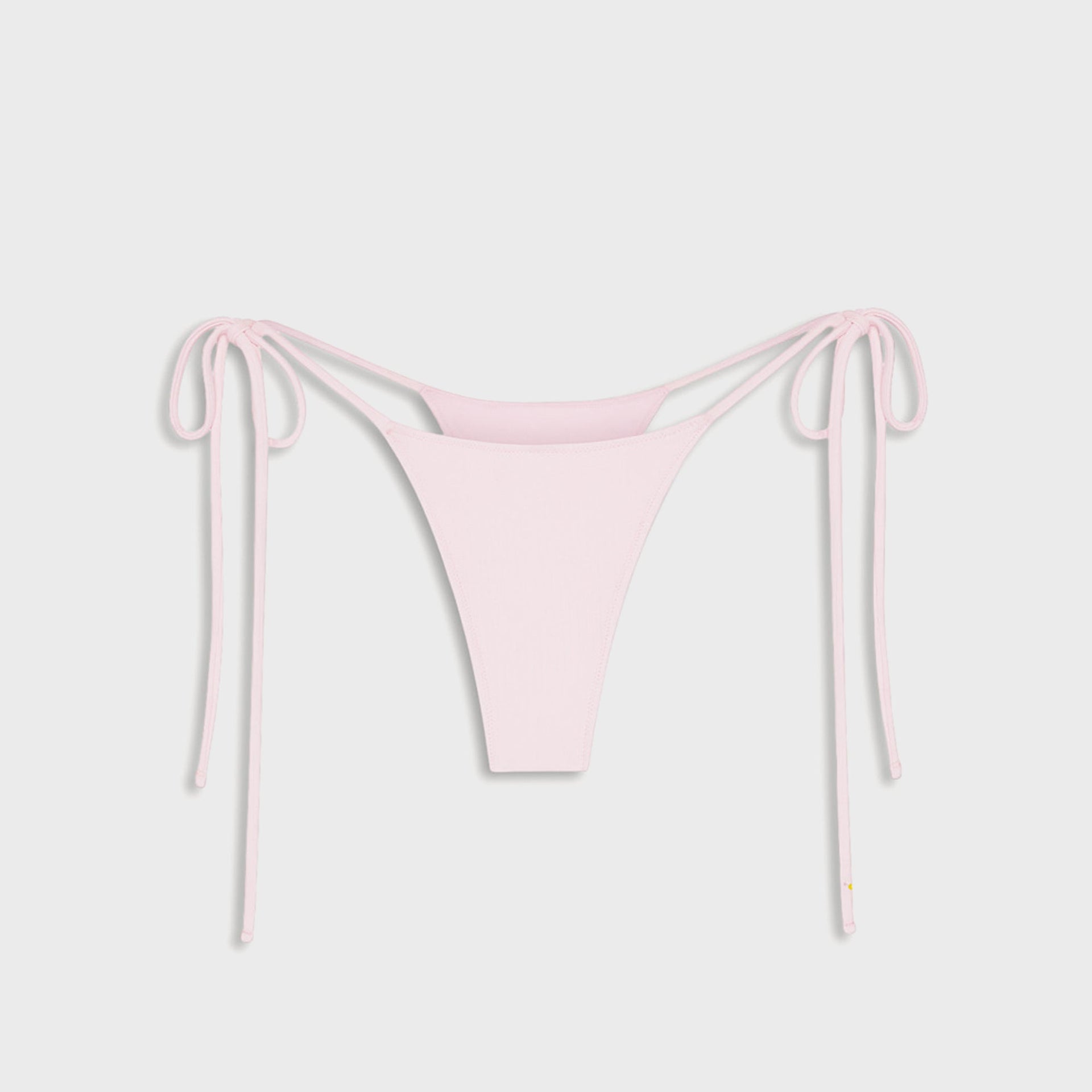 Frankies Bikinis x Paige Lorenze Divine Ribbed Bikini Bottom - Blushing