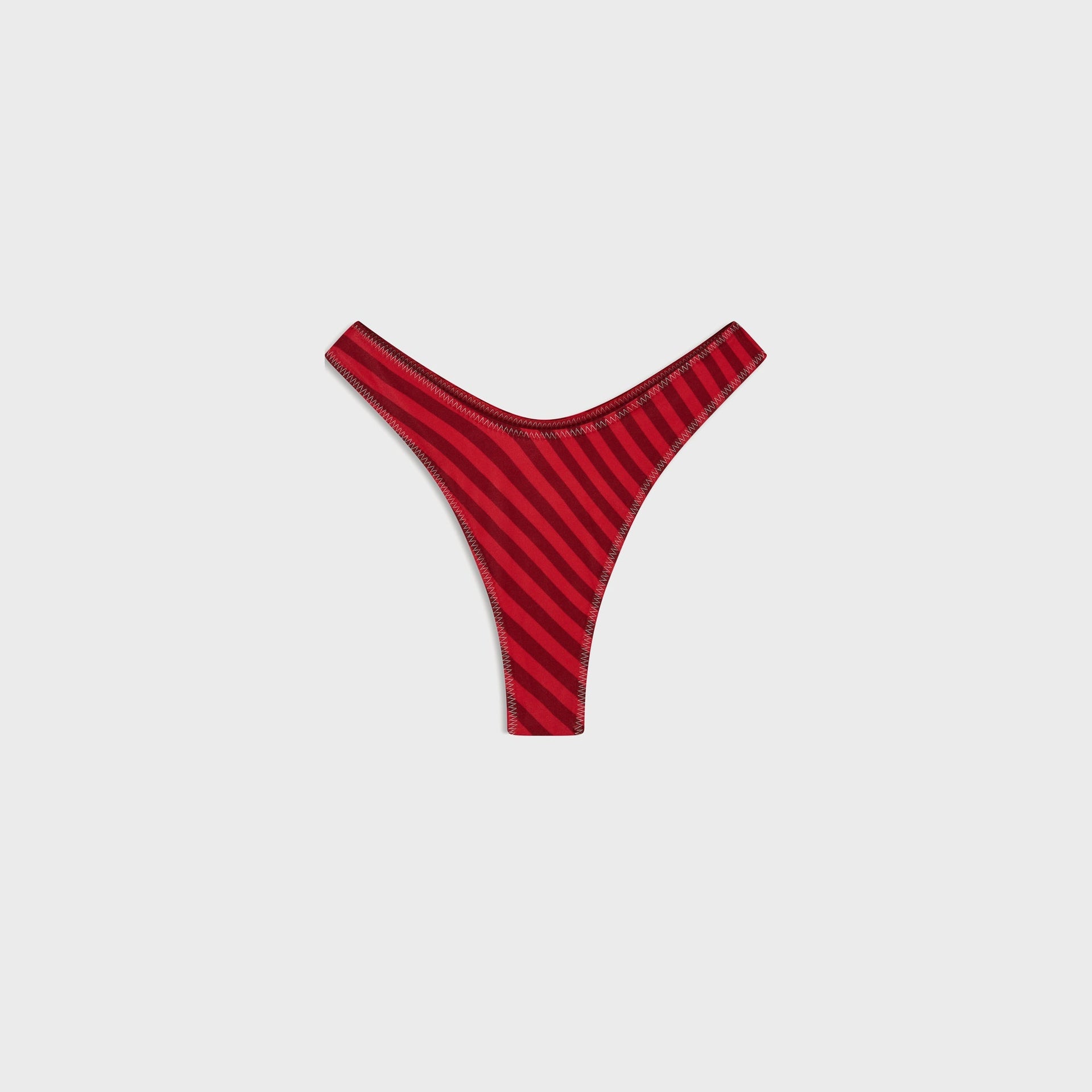 Frankies Bikinis x Jennie Dove Satin Bottom - Spring Stripe