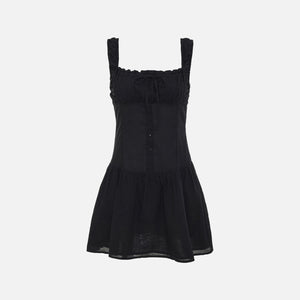 Frankies Bikinis Christa Rayon lace Dress - Black