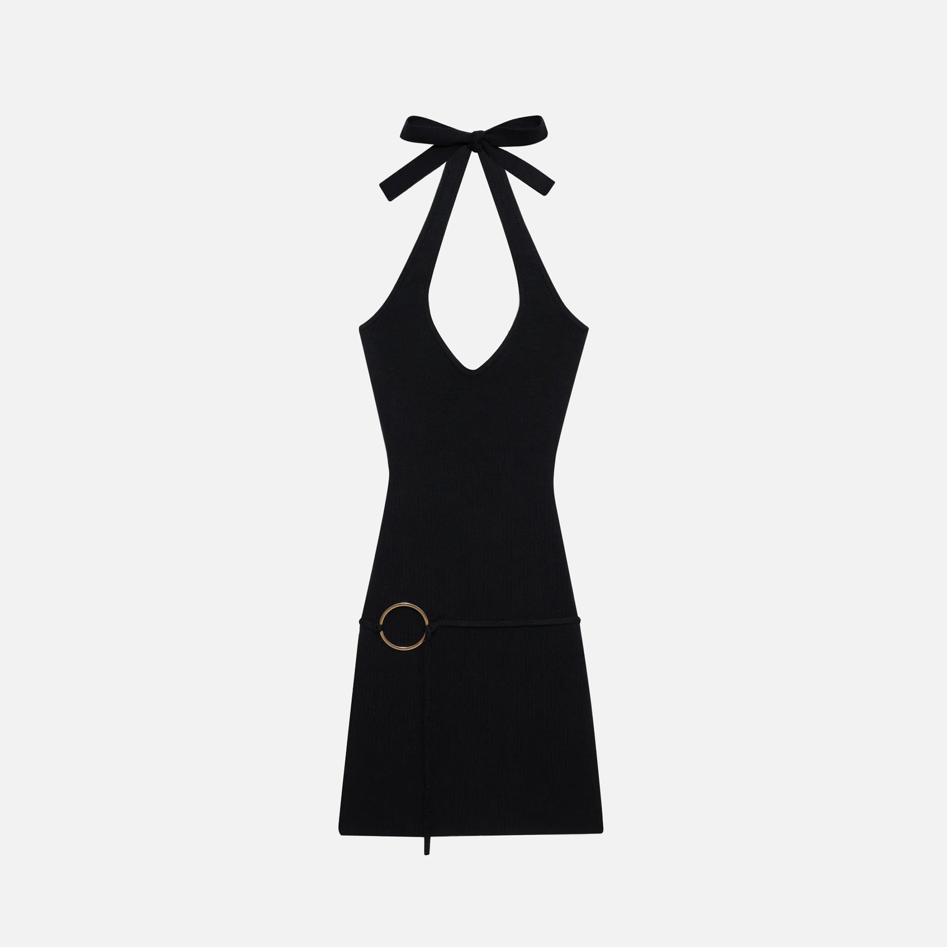 Frankies Bikinis Dolly Knit Dress - Black