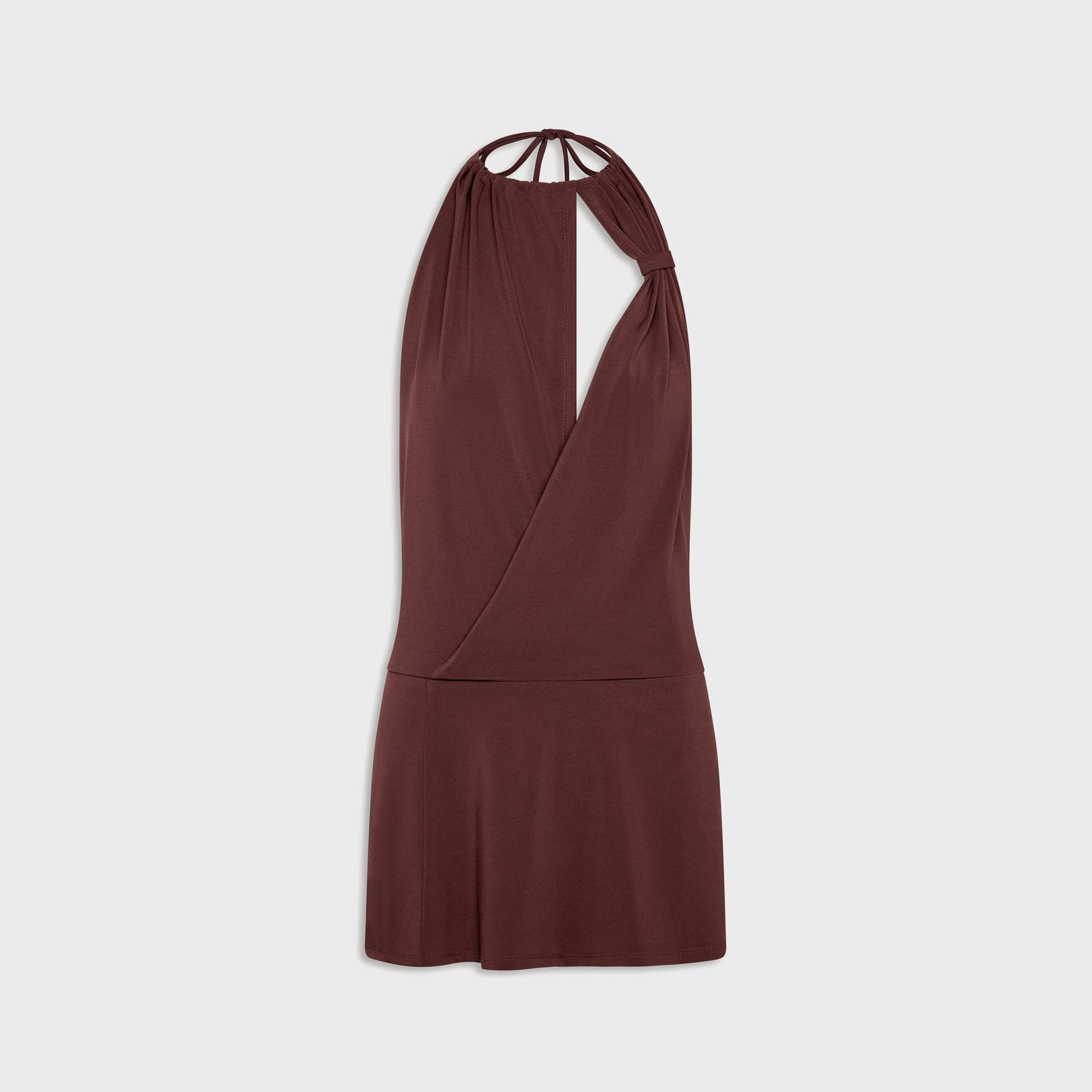 frankies bikinis brown dress Luca Knit Mini Dress