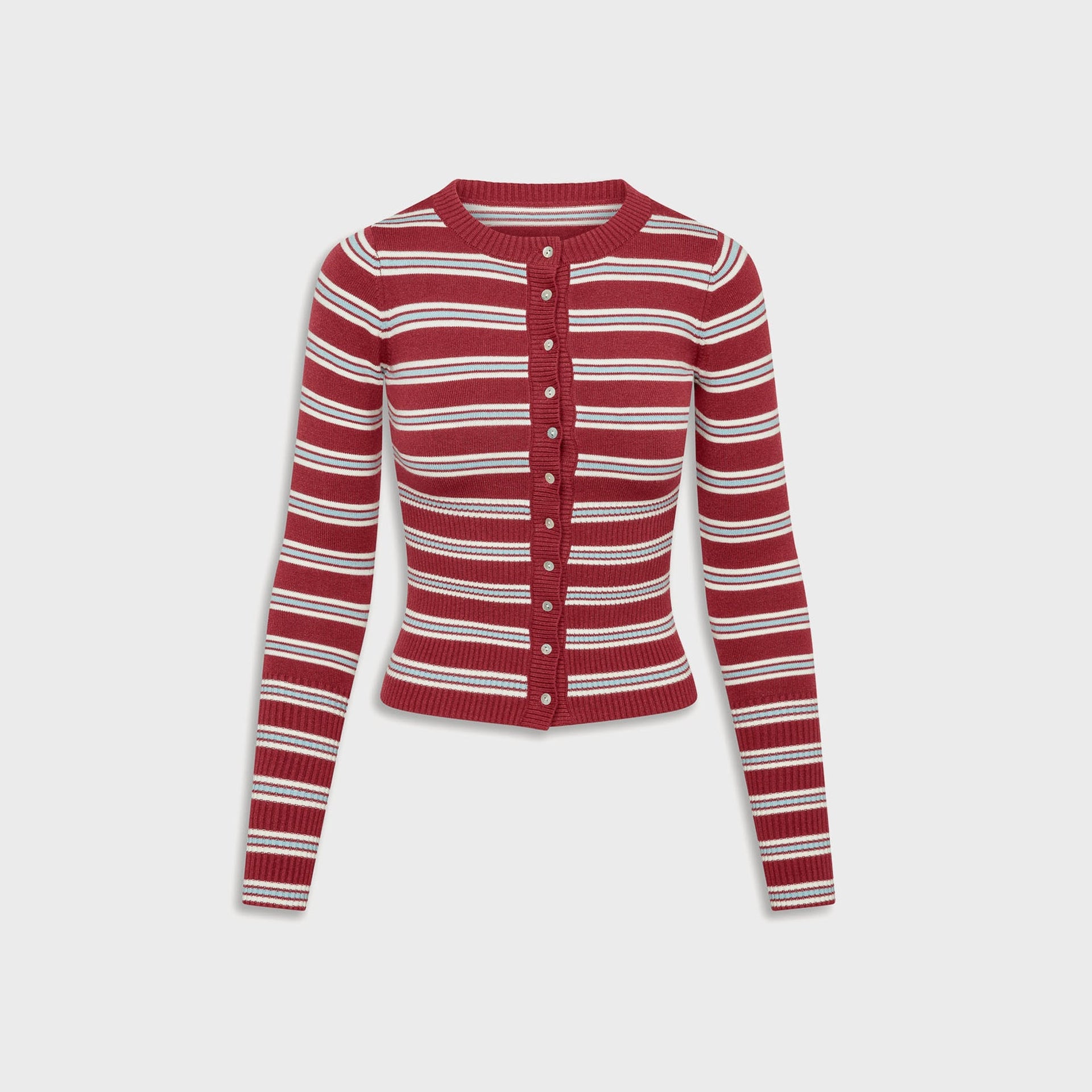 Frankies Bikinis Lenon Cloud Knit Sweater - Collegiate Stripe