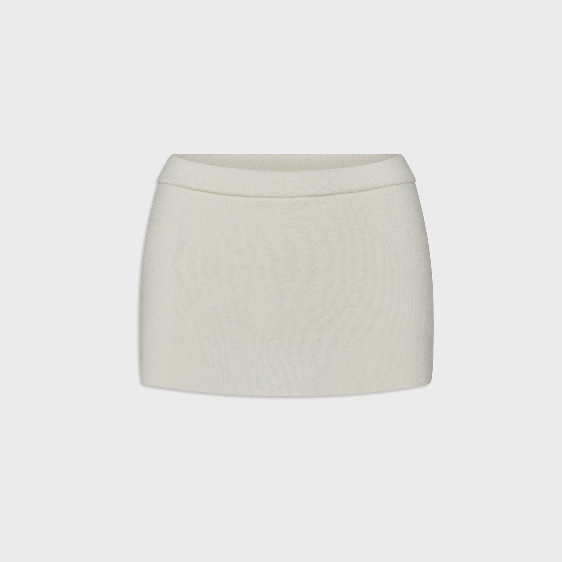 Frankies Bikinis Marialla Cloud Knit Skort - Soft Vanilla