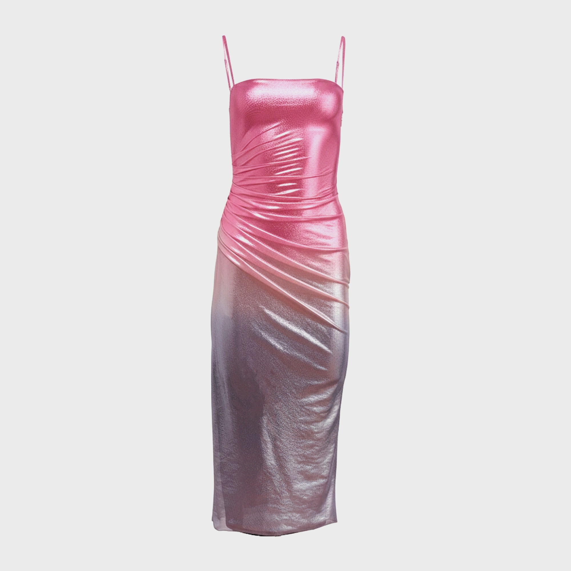 Fleur du Mal Ombre Shine Dress - Pink – Kith