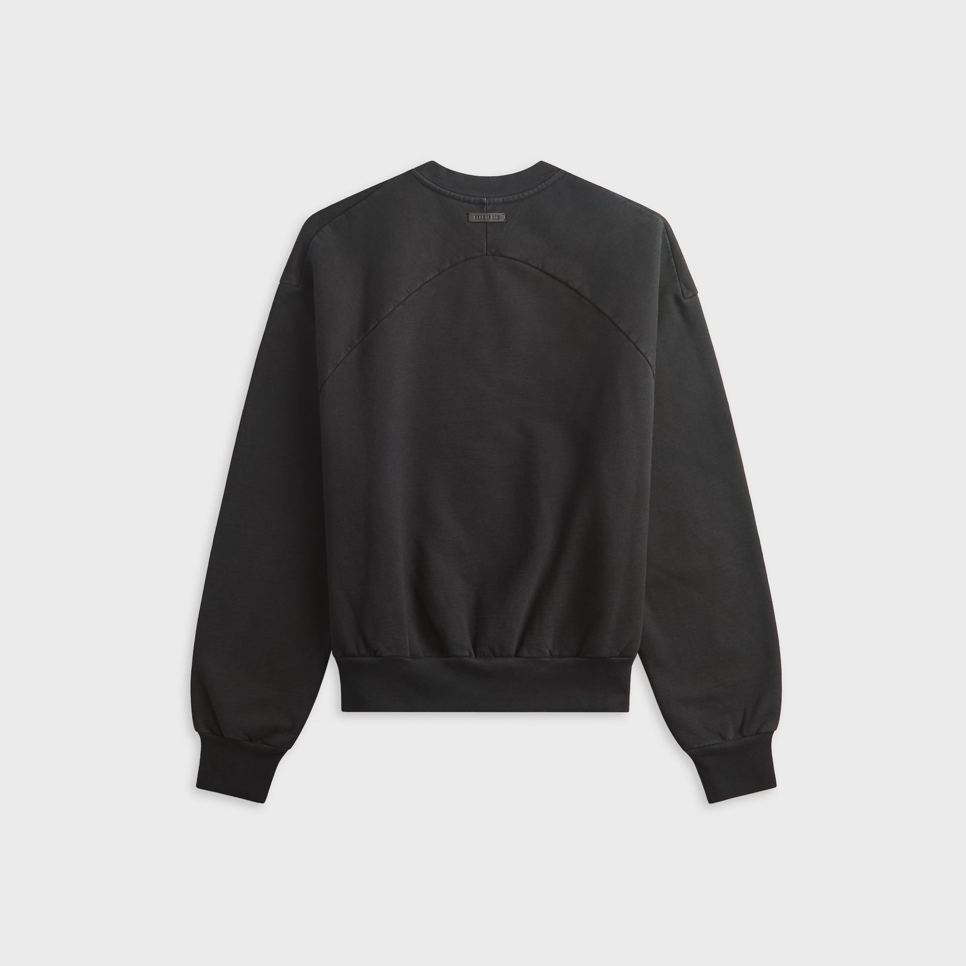 Fear Of God Sunfaded Classic Half Raglan Sweatshirt - Black