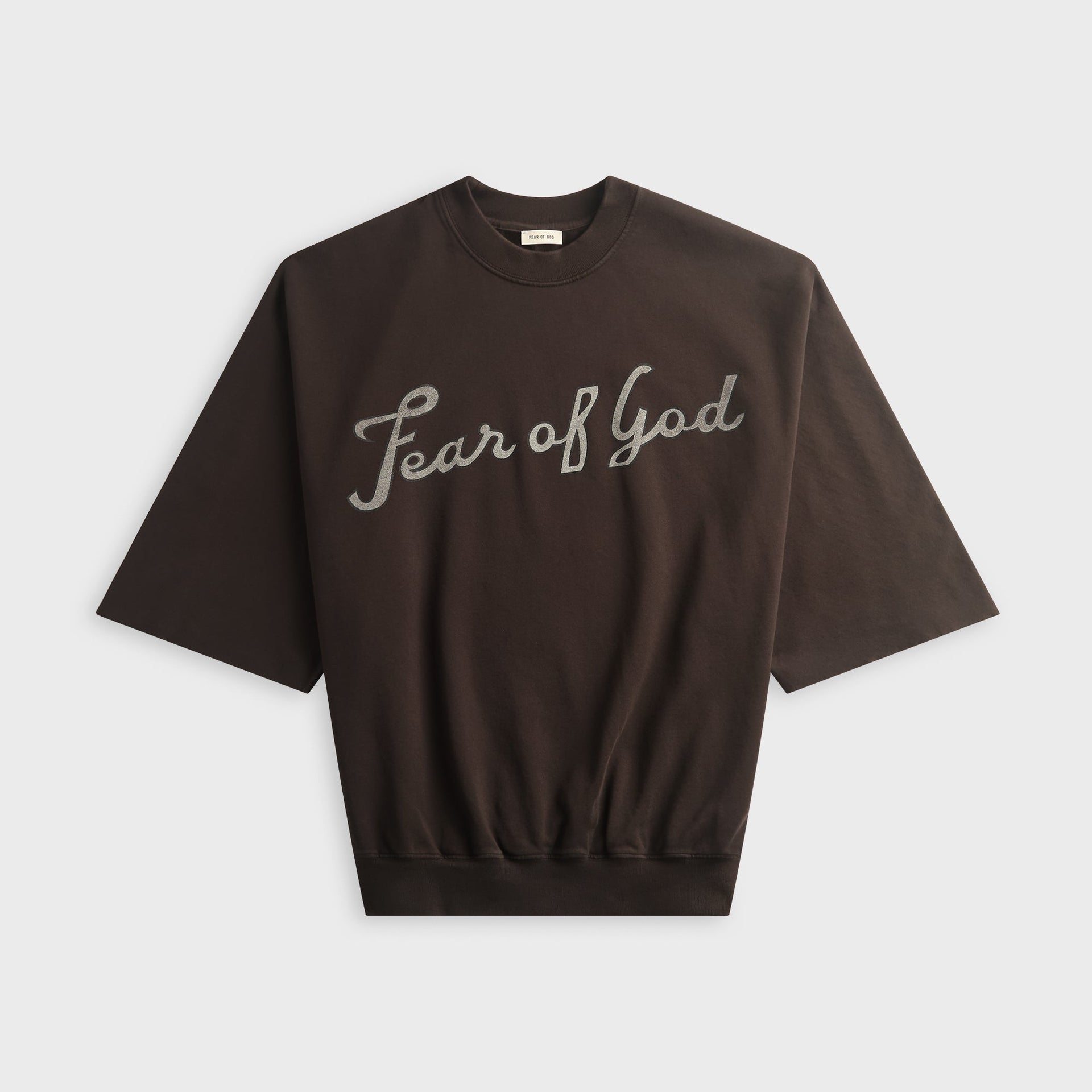 Fear Of God 43 Cut Sleeve Sweatshirt - Dark Brown