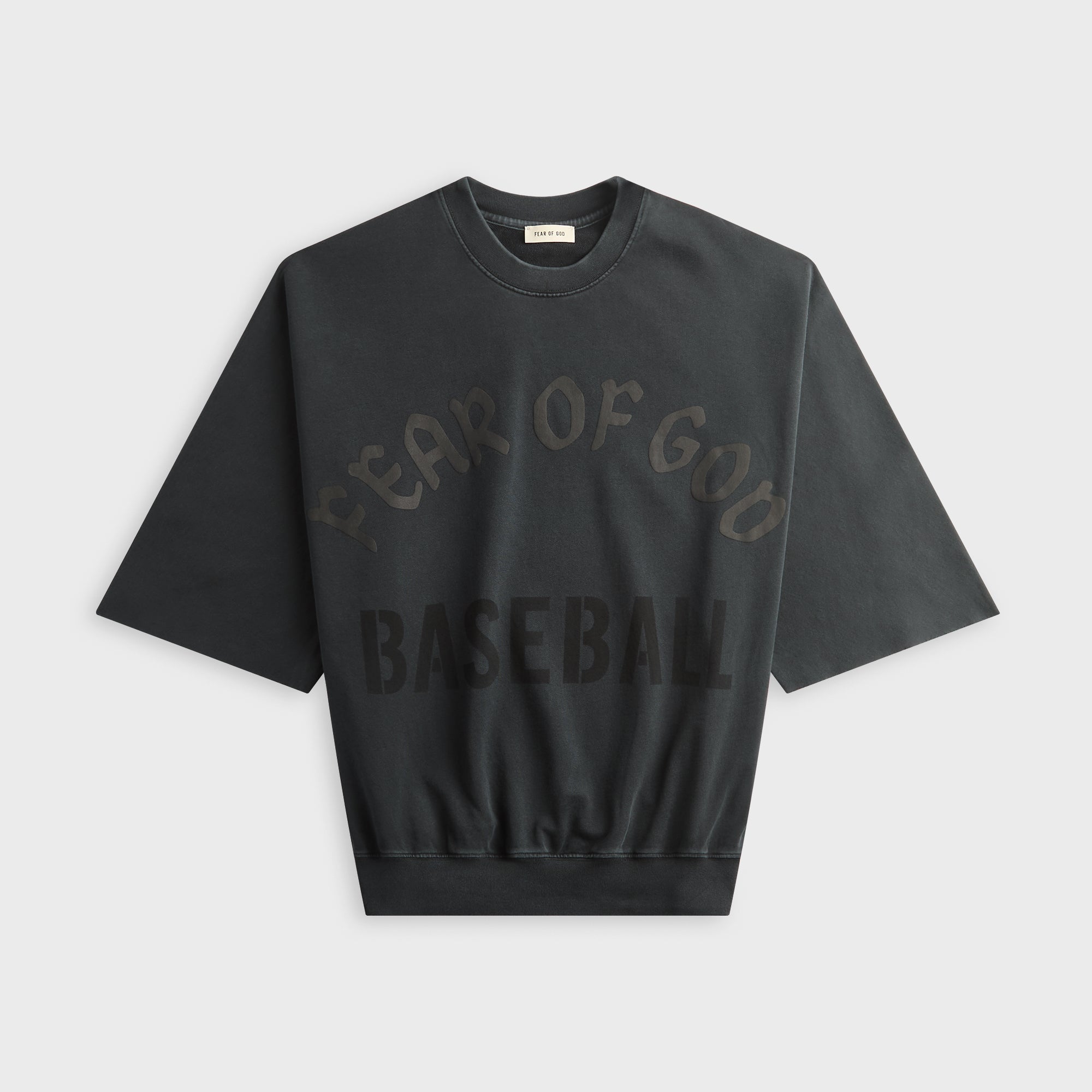 Fear Of God Baseball Cut Sleeve Sweatshirt - Black – Kith