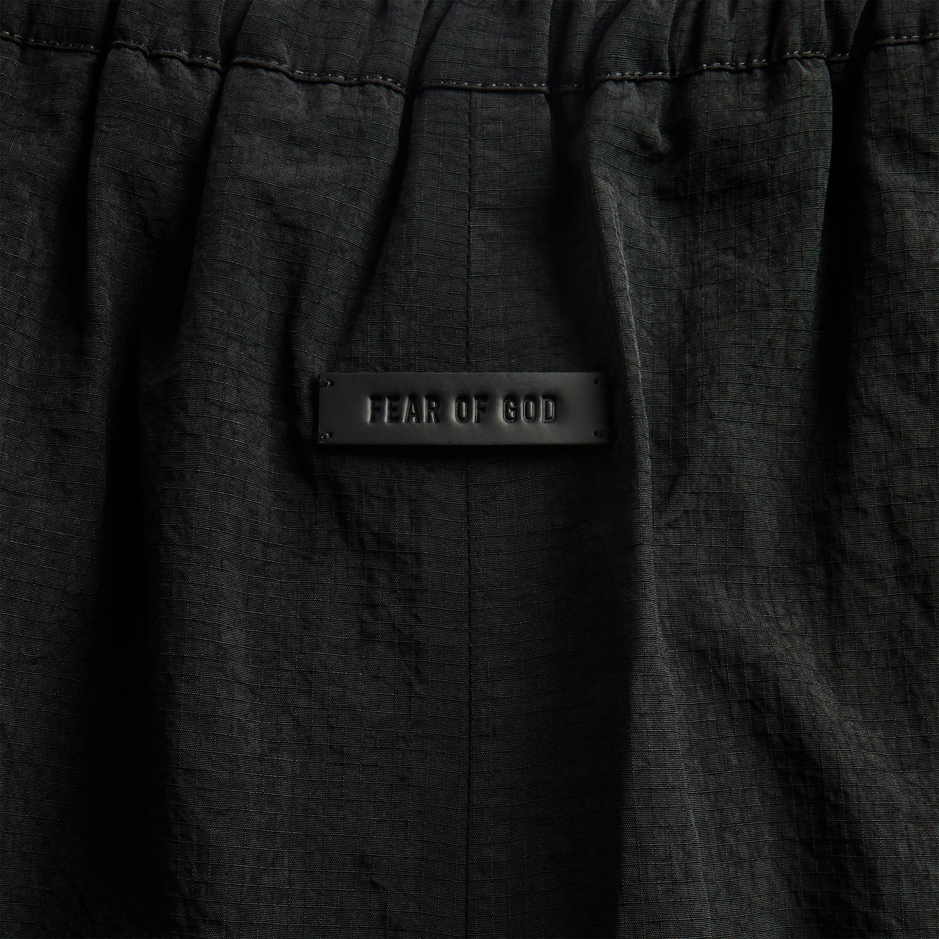 Fear Of God Nylon Taffeta Padded Sport Short - Black