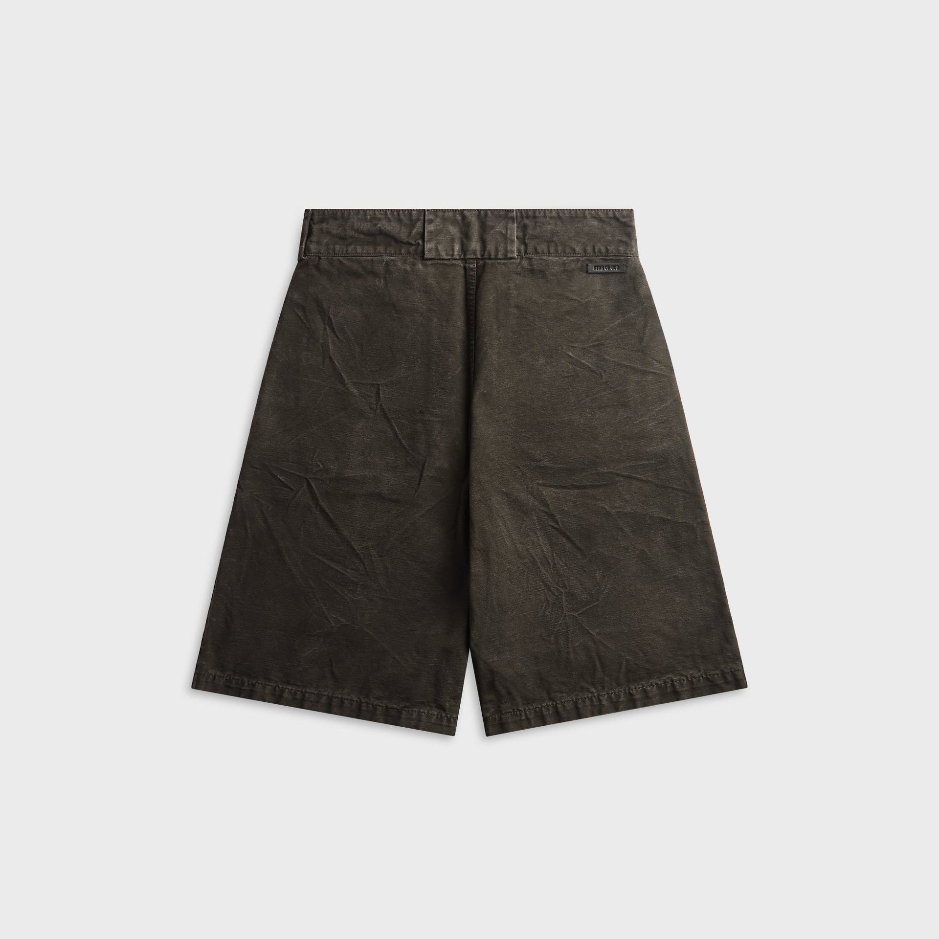 Fear Of God Washed Canvas Utility Short - Black