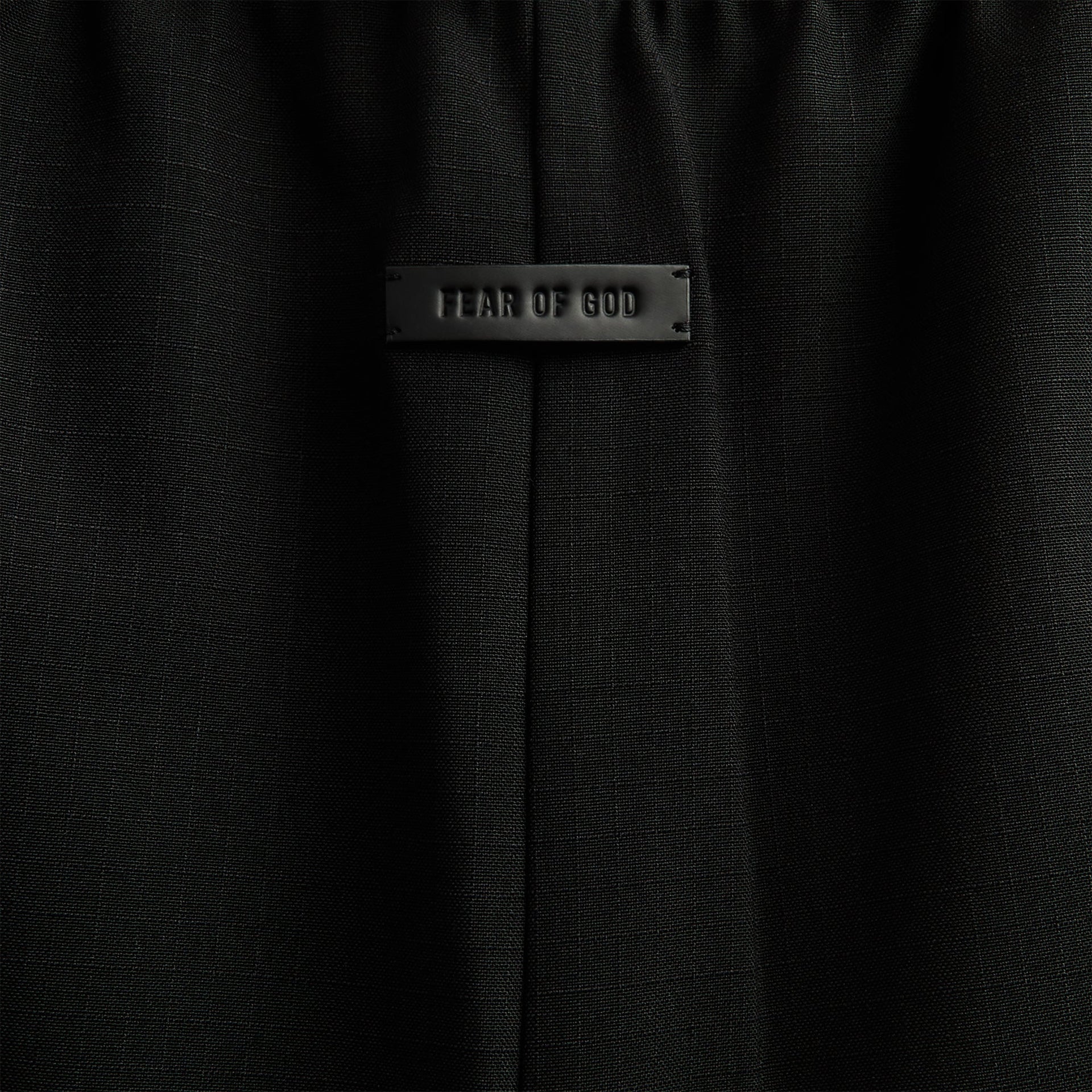 Fear Of God Wide Leg Drawstring Pant - Black
