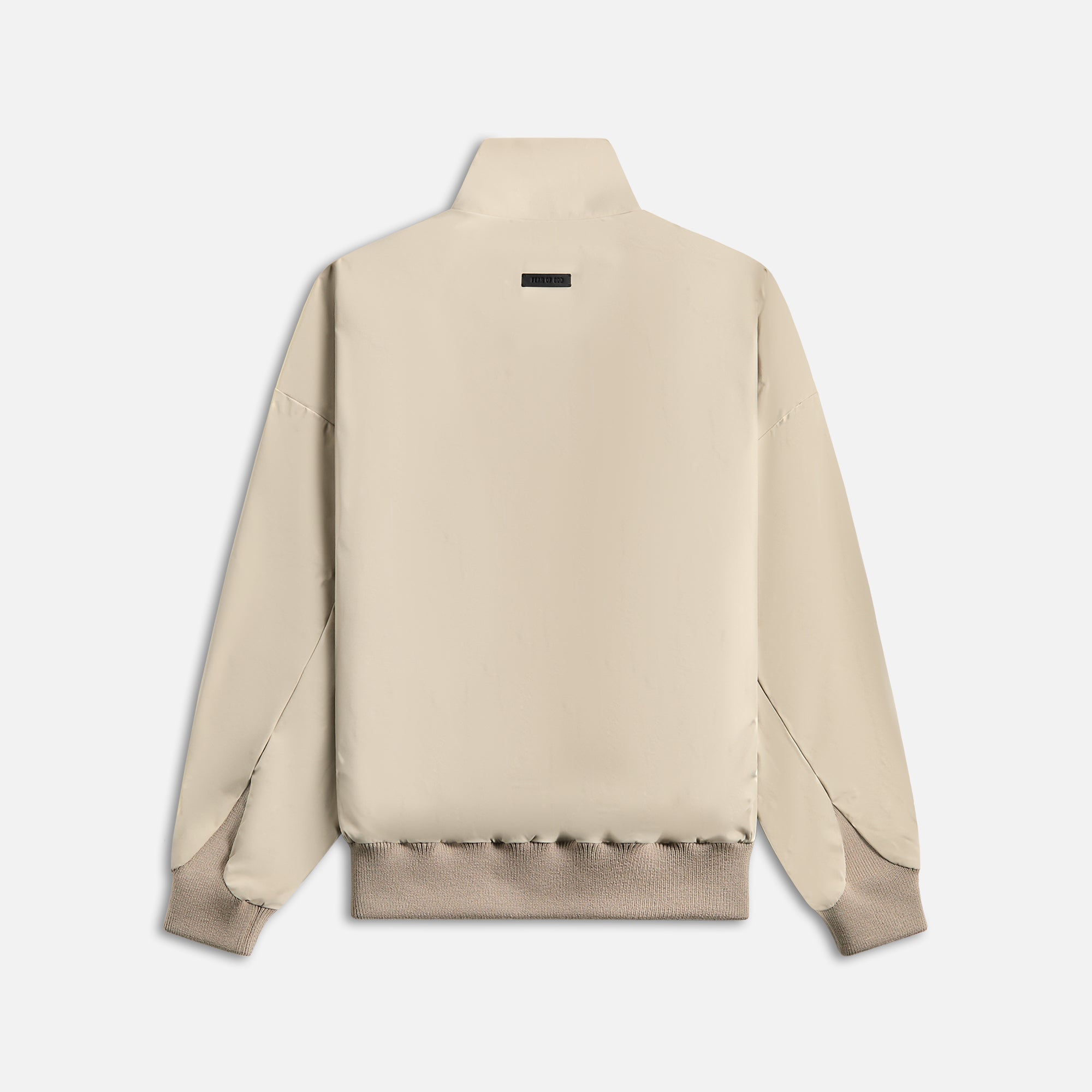 Fear of God High Neck Track Jacket - Cement – Kith