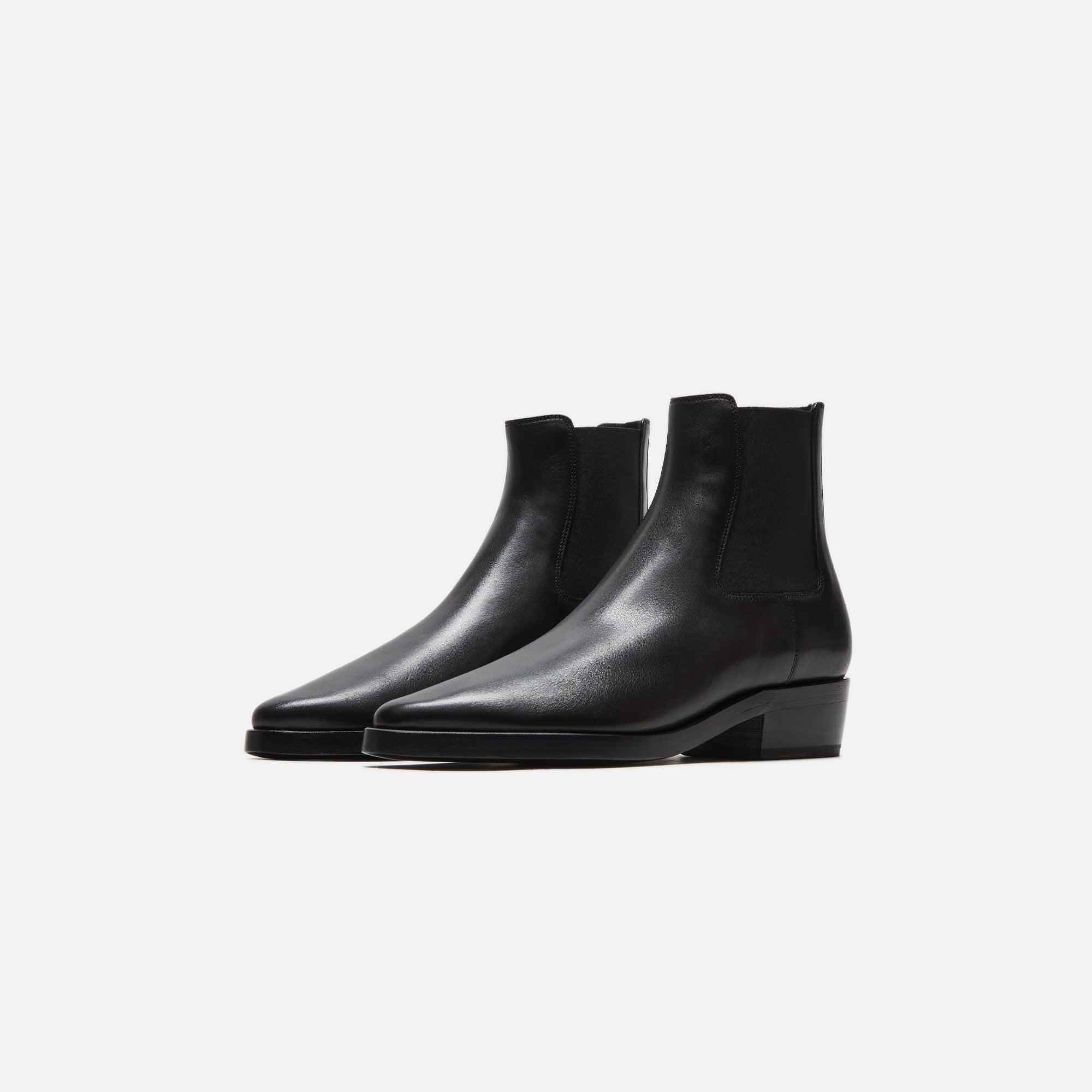 Fear of God Eternal Cowboy Boot Flat Leather - Black – Kith
