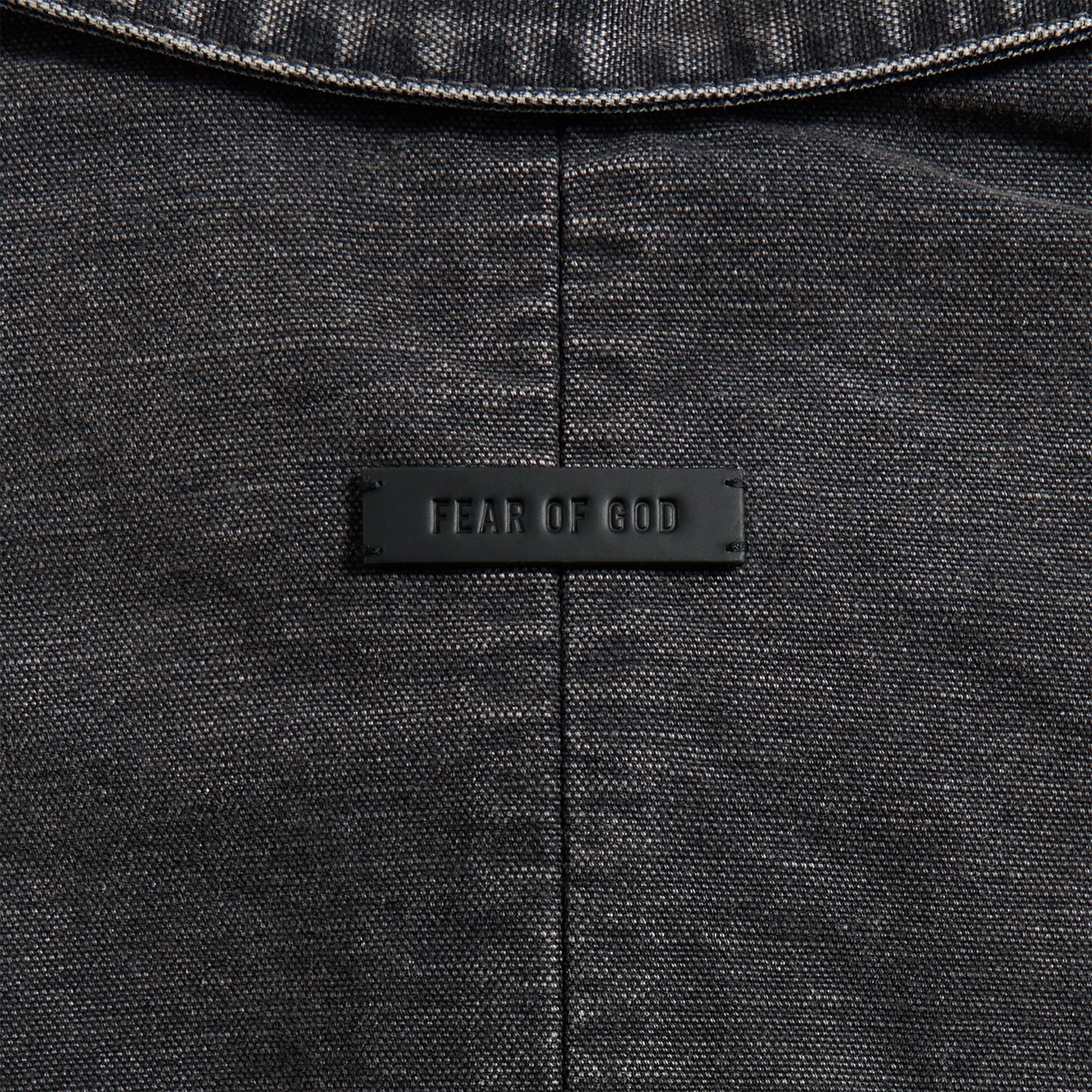 Fear of God Canvas Utility Jacket - Washed Black