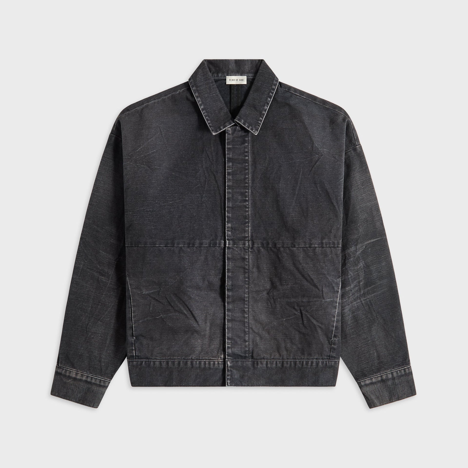 Fear of God Canvas Utility Jacket - Washed Black