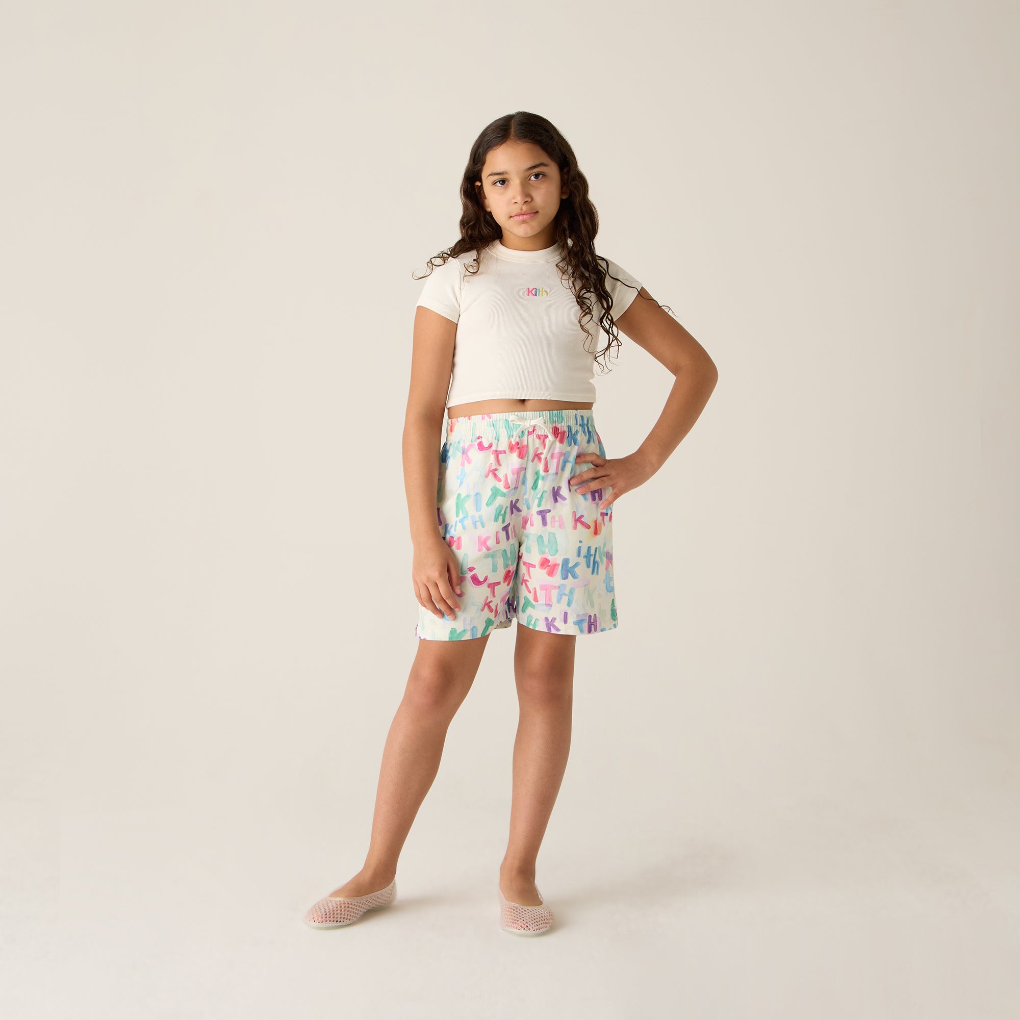 Kith Kids Ruched Mulberry Tee - Black