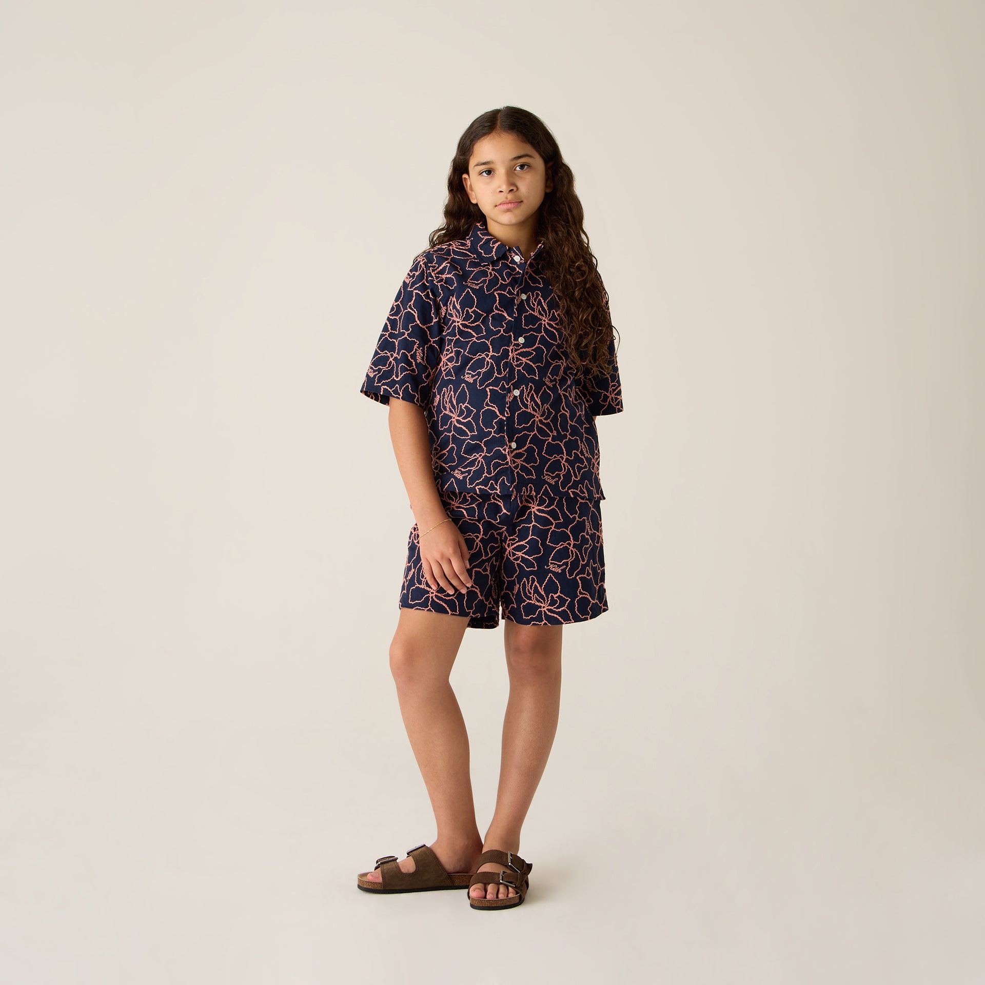 Kith Kids Iris Bennet Camp Shirt - Nocturnal