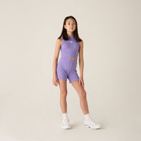 Kith Kids Rib Biker Short - Iris