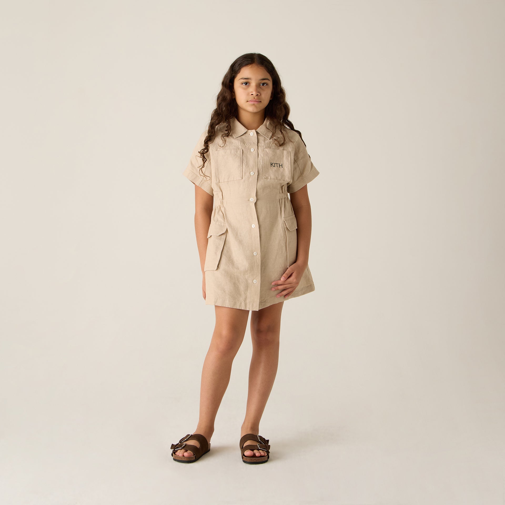 Kith Kids Bella Utility Dress - Canvas