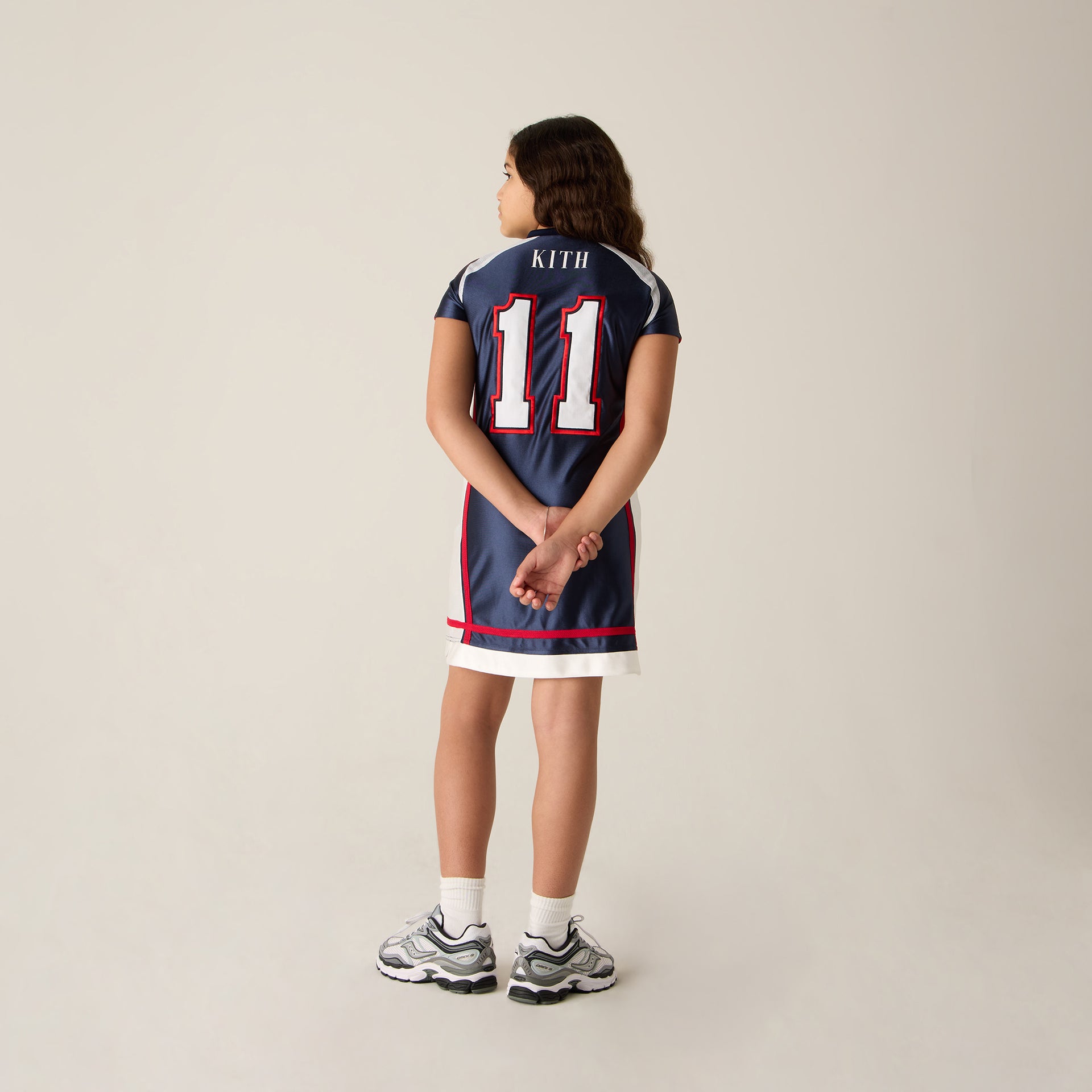Kith Kids NY to the World Faille Fade Jersey Dress - Nocturnal