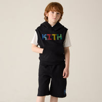 Kith Kids Pathways Sleeveless Hoodie - Black