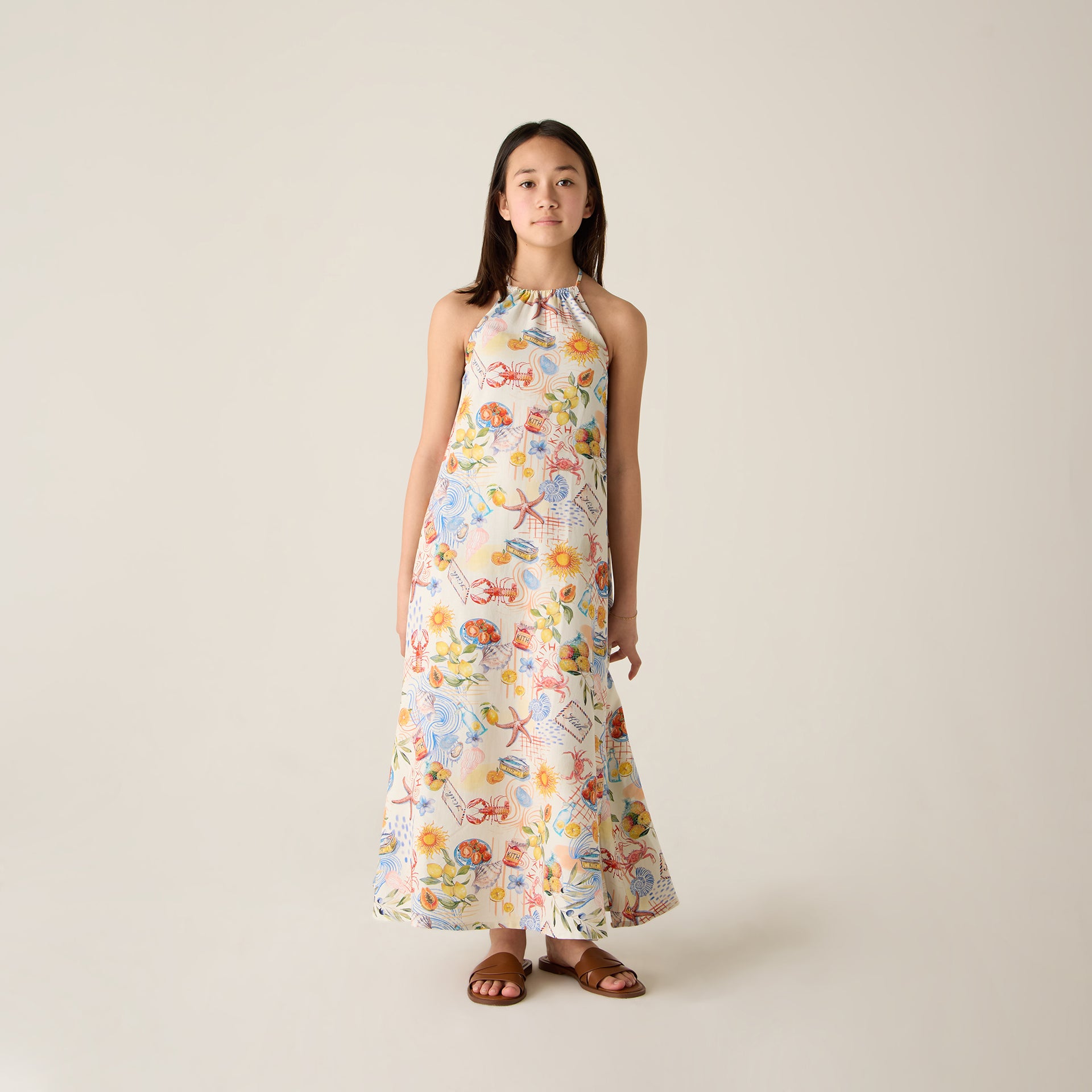Kith Kids Summer Picnic Maxi Dress - Sandrift