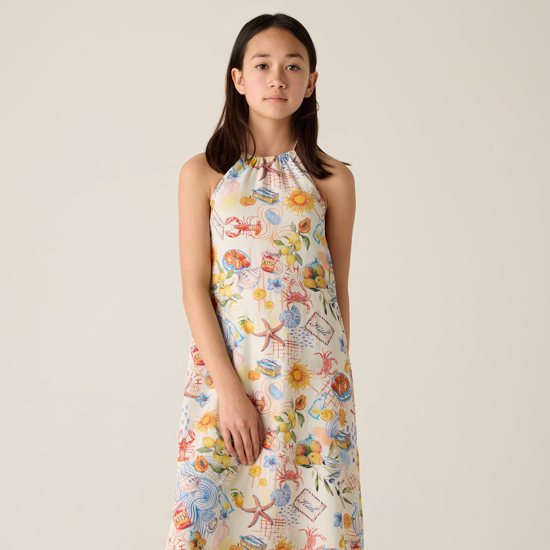 Kith Kids Summer Picnic Maxi Dress - Sandrift