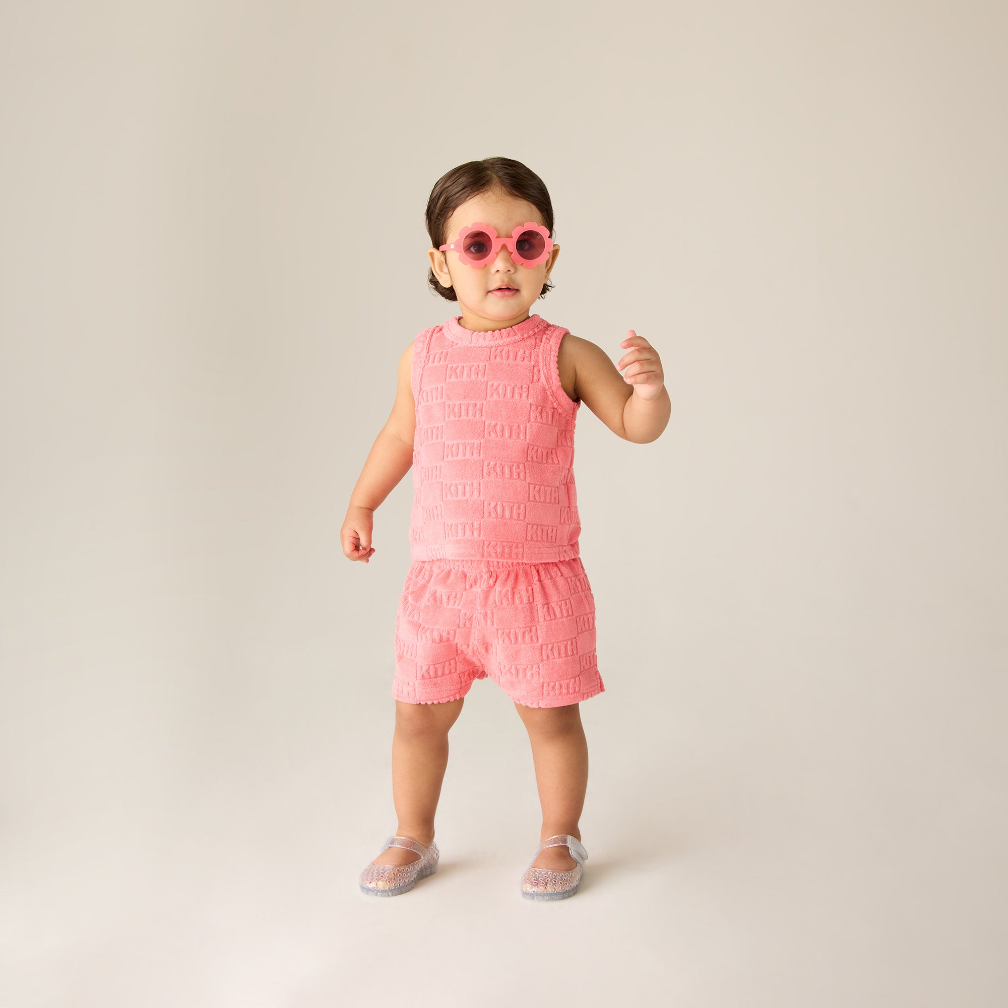 【Babylclub】韓国人気★Pink leopard Raglan T Toddler Girls' 'Leopard' Graphic Tank Top - Cat & Jack Pink
