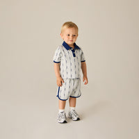 Kith Baby Script Knit Jordan Short - Sandrift