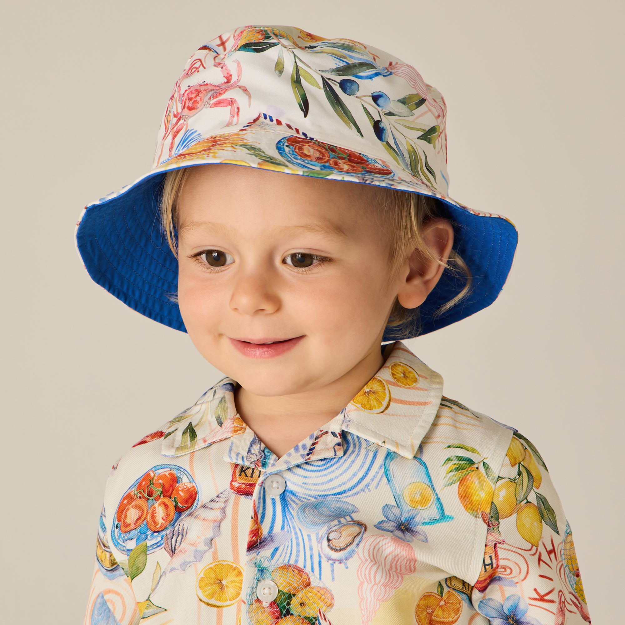 Kith Baby Summer Picnic Bucket Hat - Sandrift