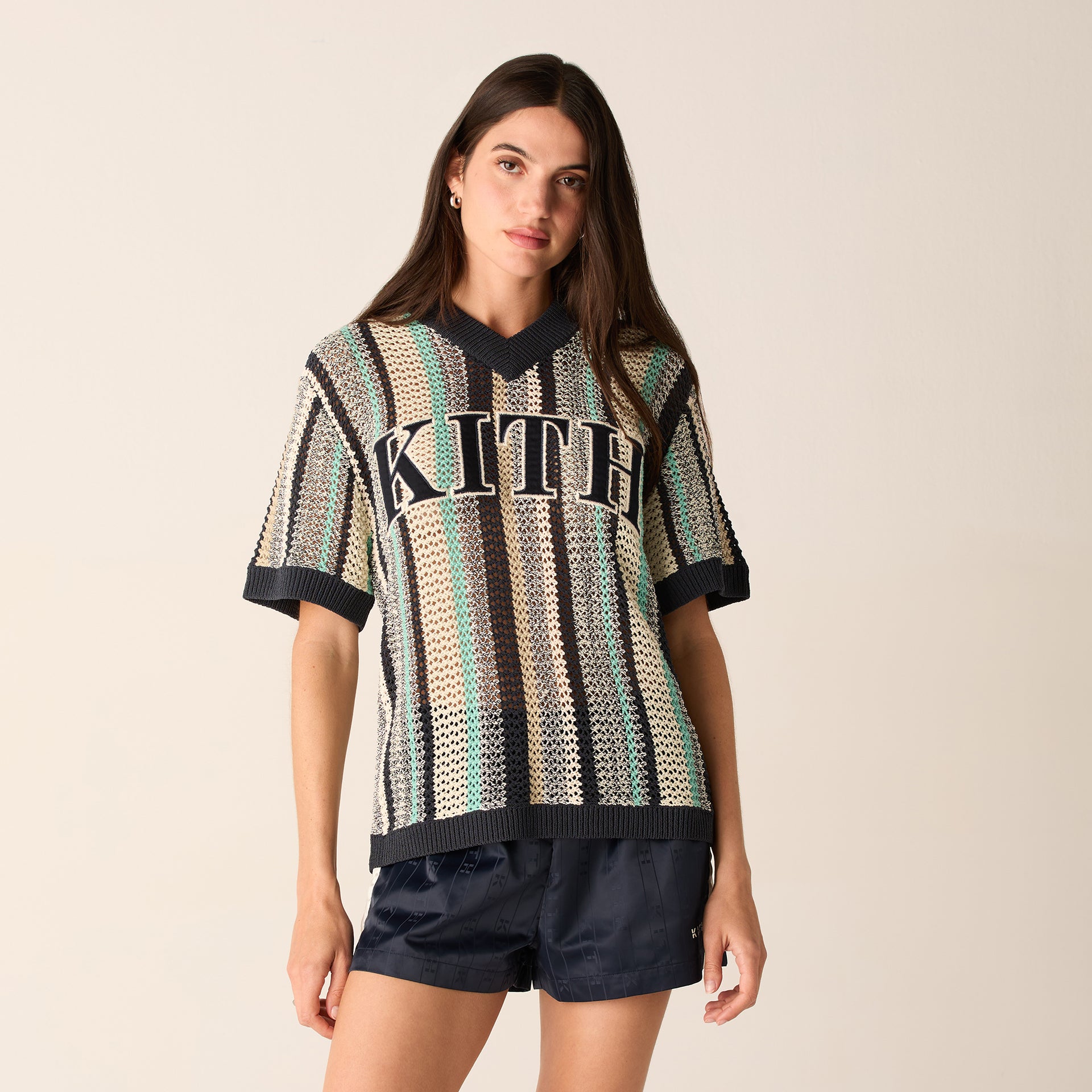 Kith Women Spencer II Crochet Jersey - Mykonos
