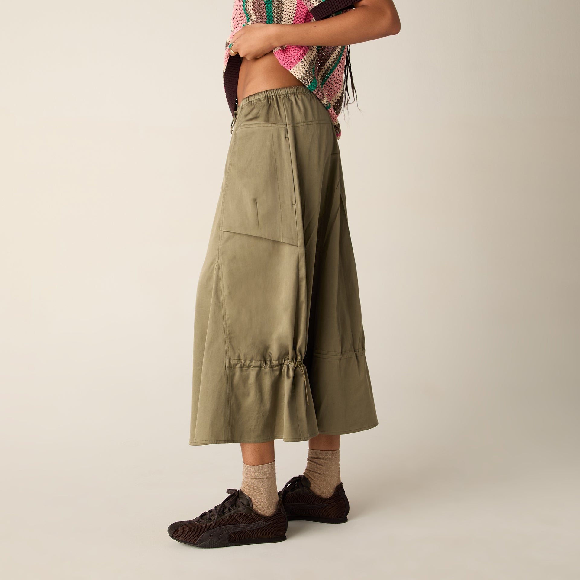 Kith Women Kyo Utility Maxi Skirt - Canopy