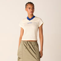 Kith Women Nicci Mesh Football Jersey - Sandrift