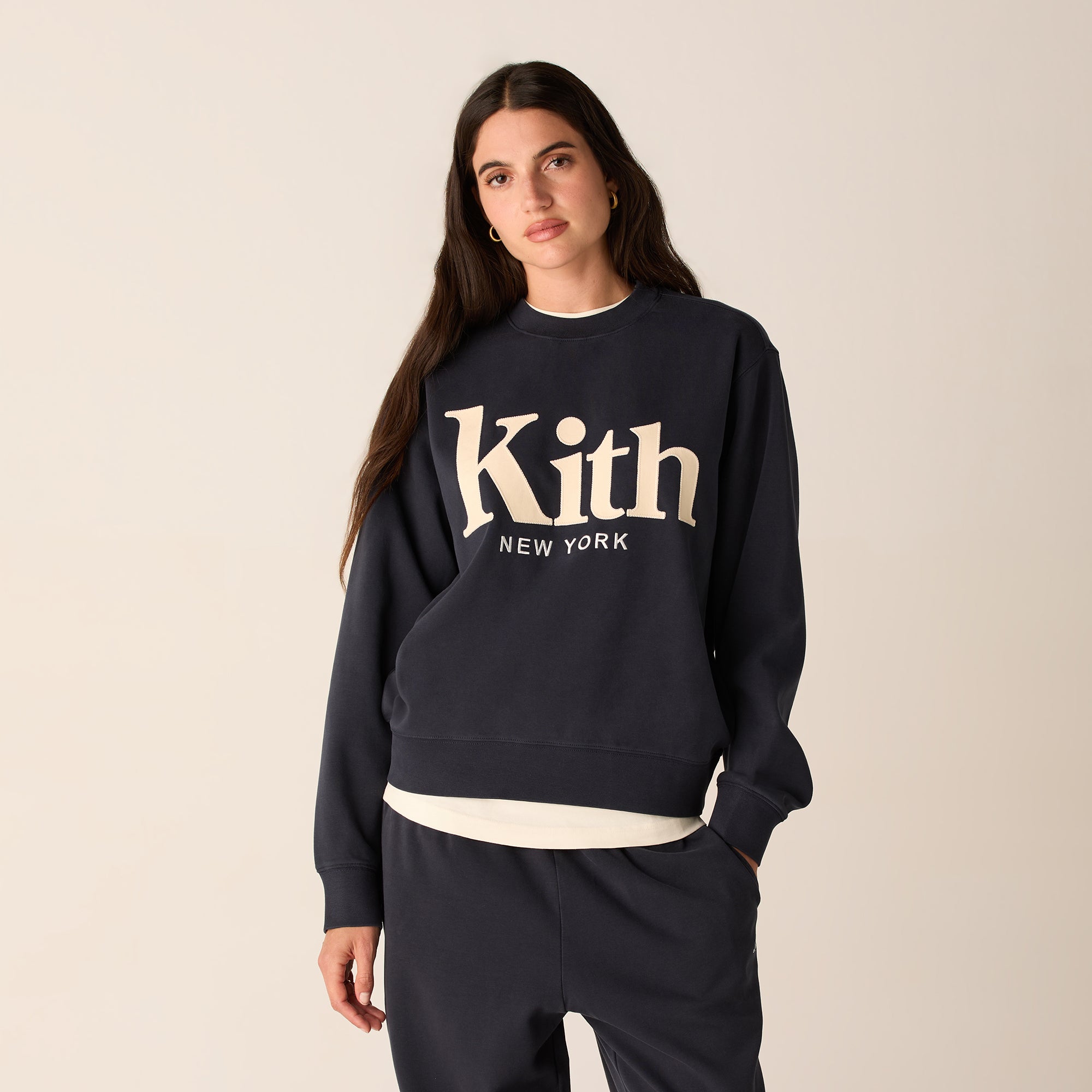 最終価格 KITH cropped crew トレーナー