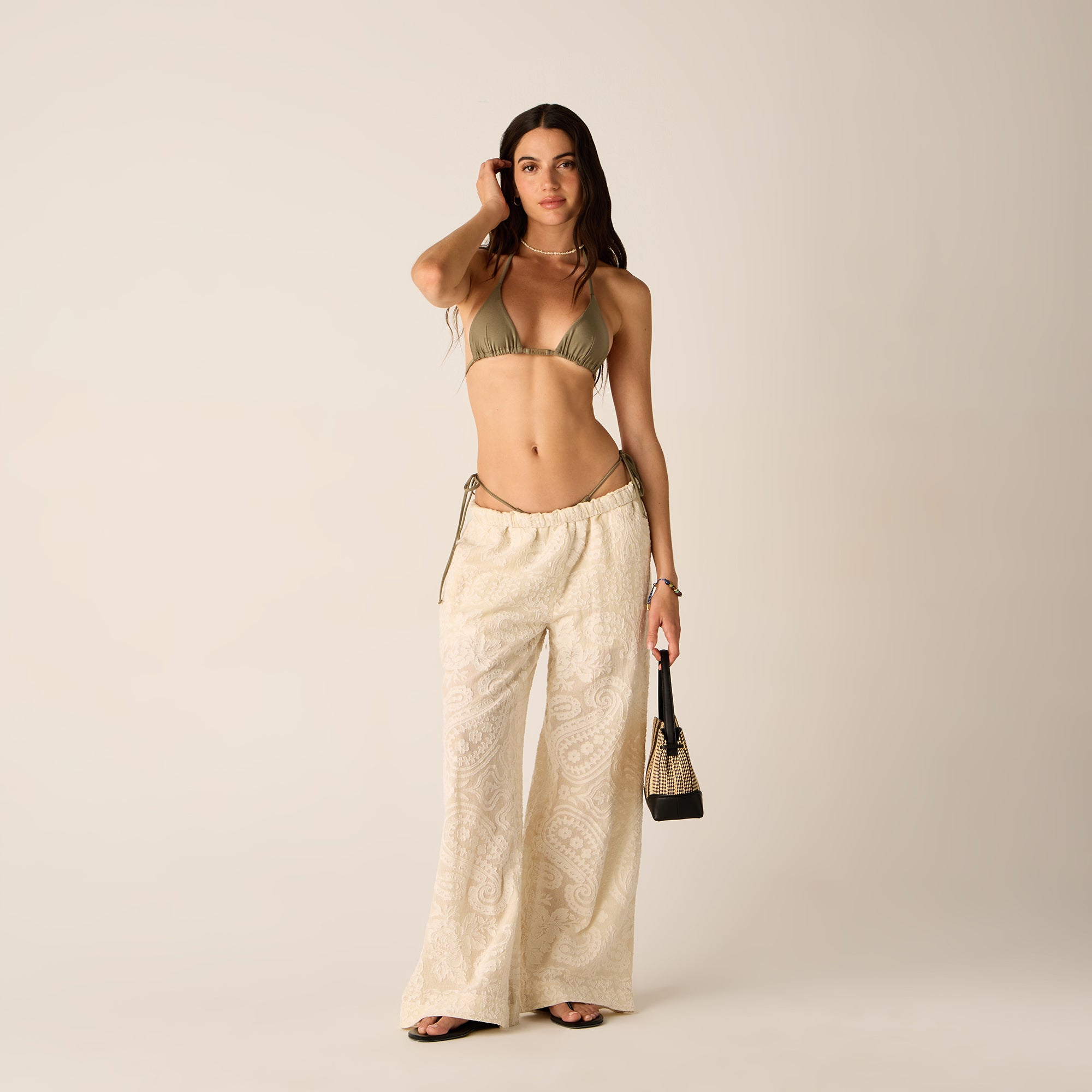 送料関税込み KITH NYC Ida Paisley Gauze Pant Kith Women Ida Paisley Gauze Pant - Waffle