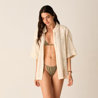 Kith Women Mari Paisley Gauze Shirt - Waffle