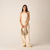 Kith Women Ida II Floral Embroidered Pant - Sandrift
