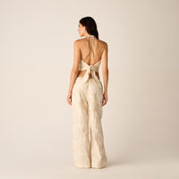 Kith Women Kumi Floral Embroidered Halter - Sandrift PH