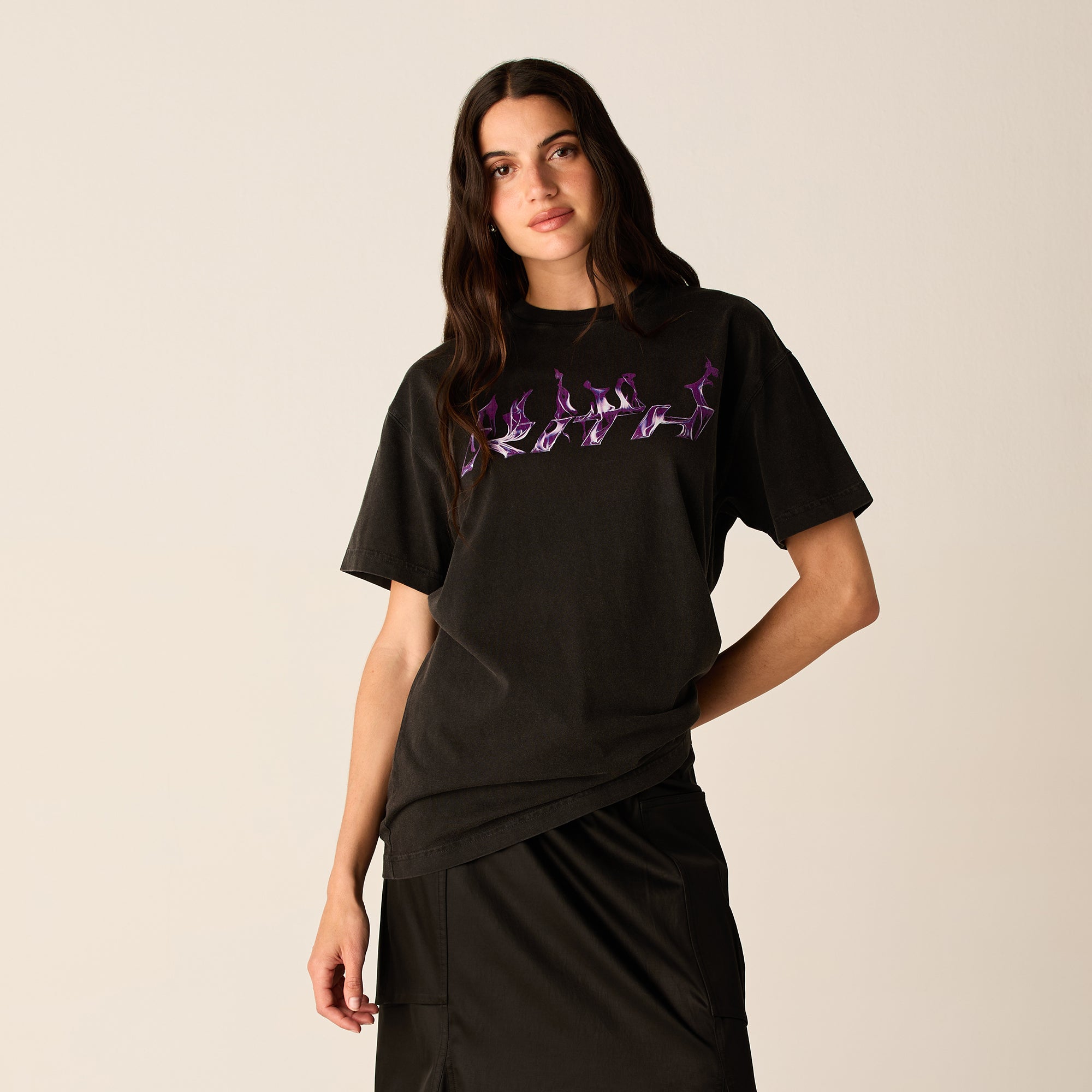 Kith Women Vintage Flame Tee - Black